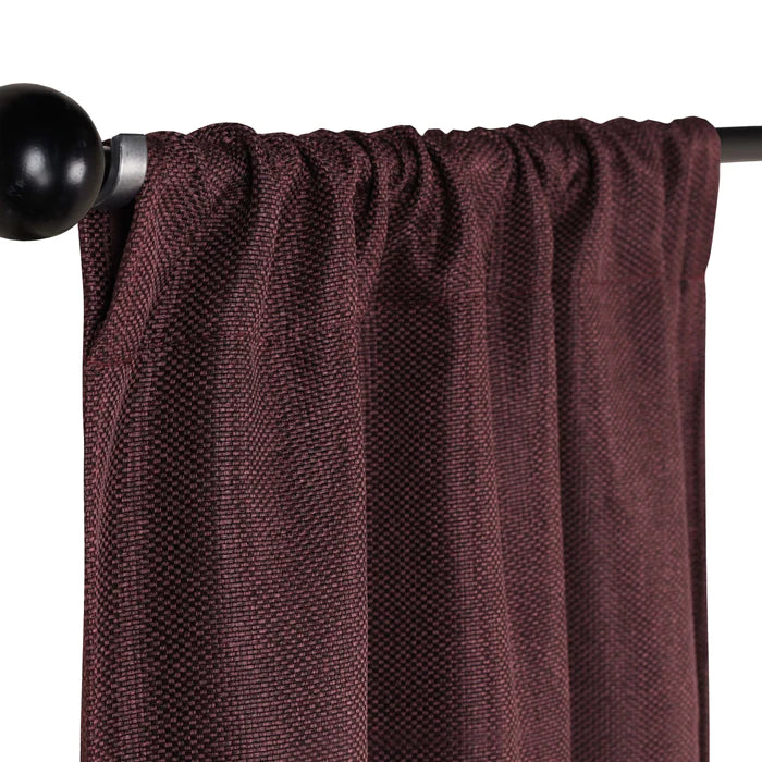 Jaxon Textured Blackout Curtain Set of 2 Panels - Omnigoodsstore