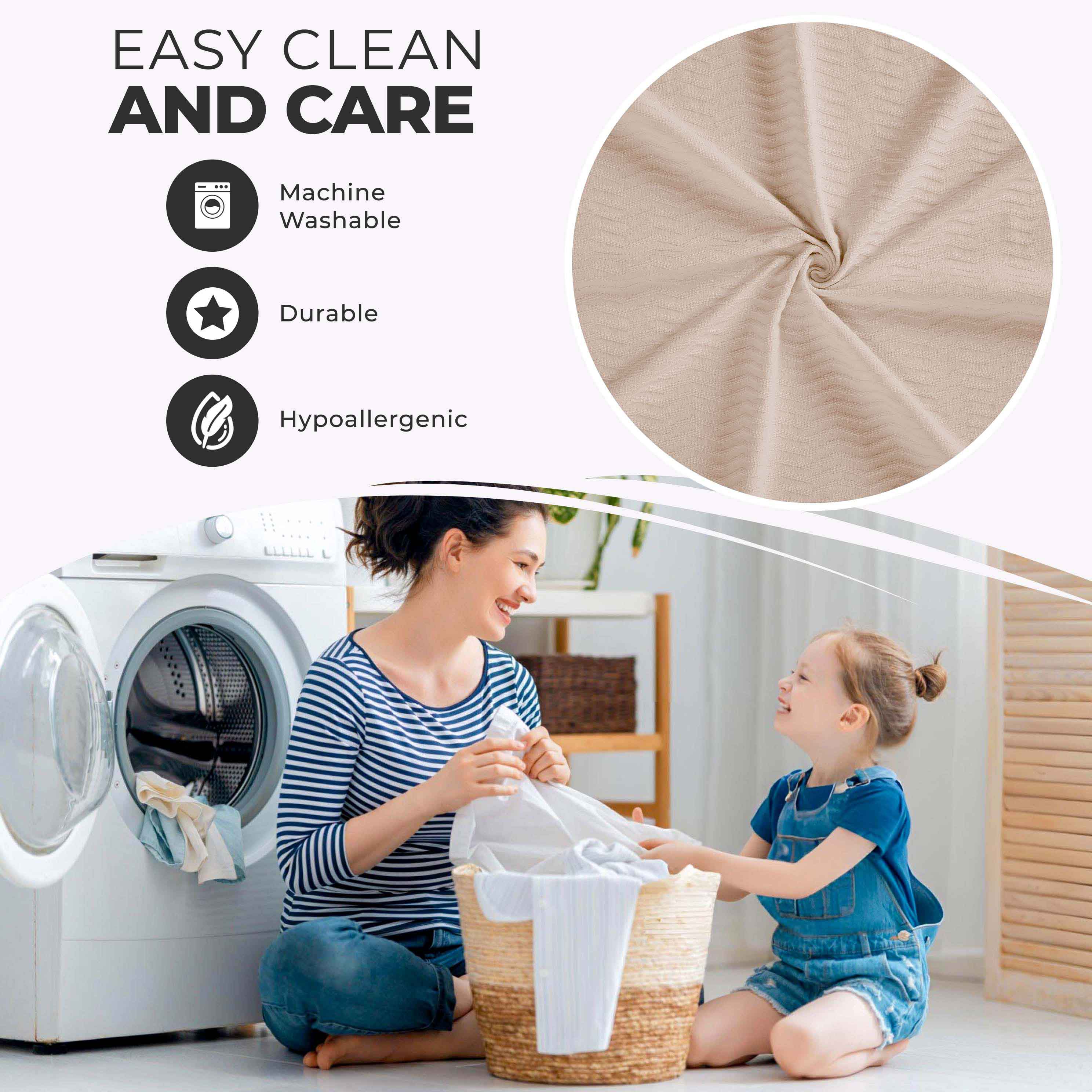 Jena Cotton Textured Chevron Lightweight Woven Blanket - Omnigoodsstore