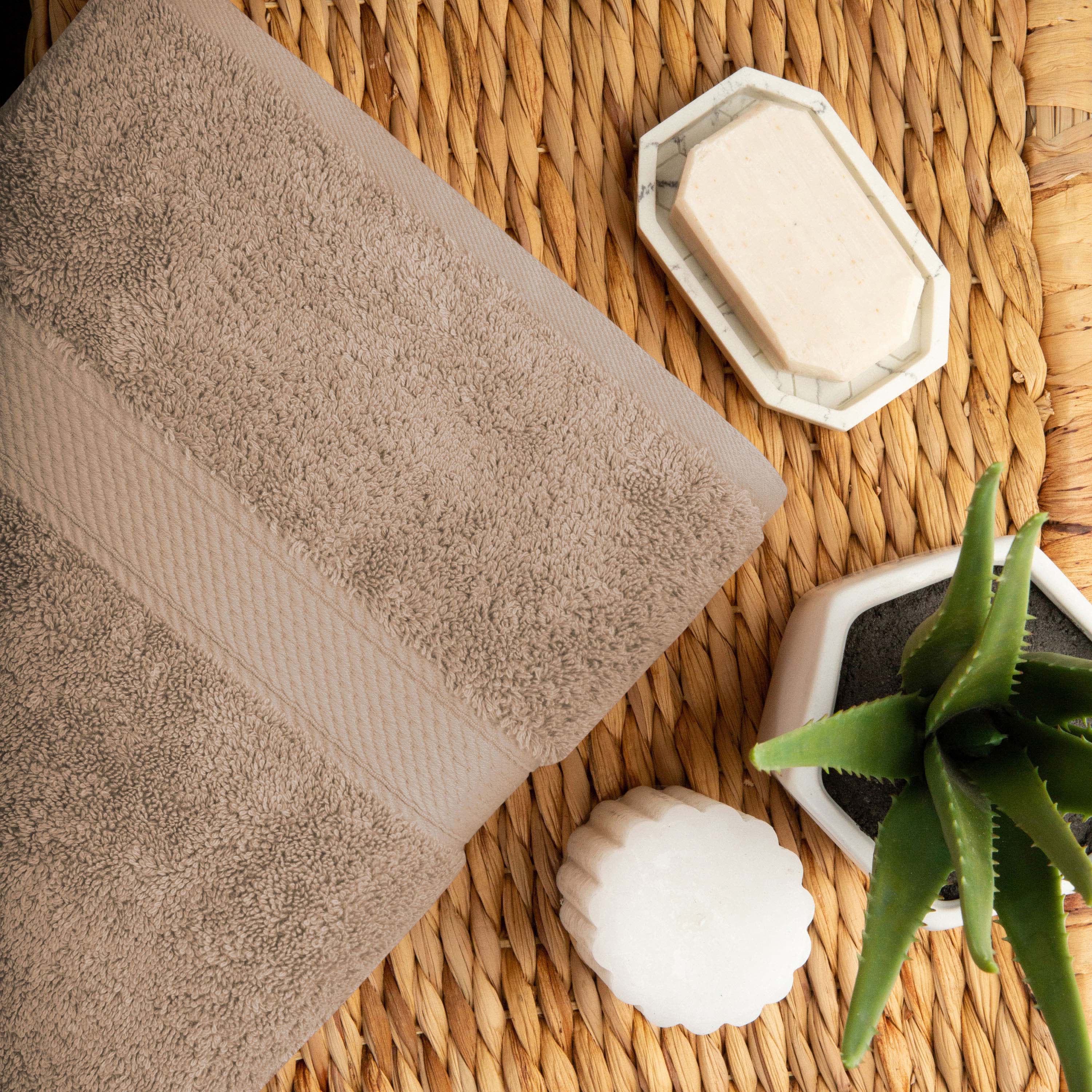 Egyptian Cotton Plush Heavyweight Absorbent Luxury 10 Piece Towel Set - Omnigoodsstore