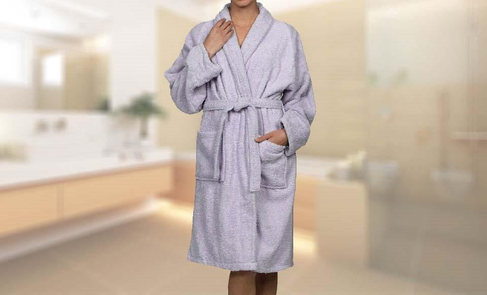 Cotton Ultra Soft Terry Adult Unisex Lightweight Luxury Bathrobe - Omnigoodsstore