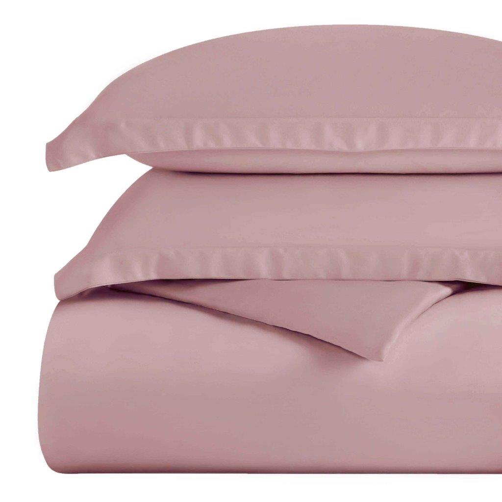Egyptian Cotton 300 Thread Count Solid Duvet Cover Set - Omnigoodsstore