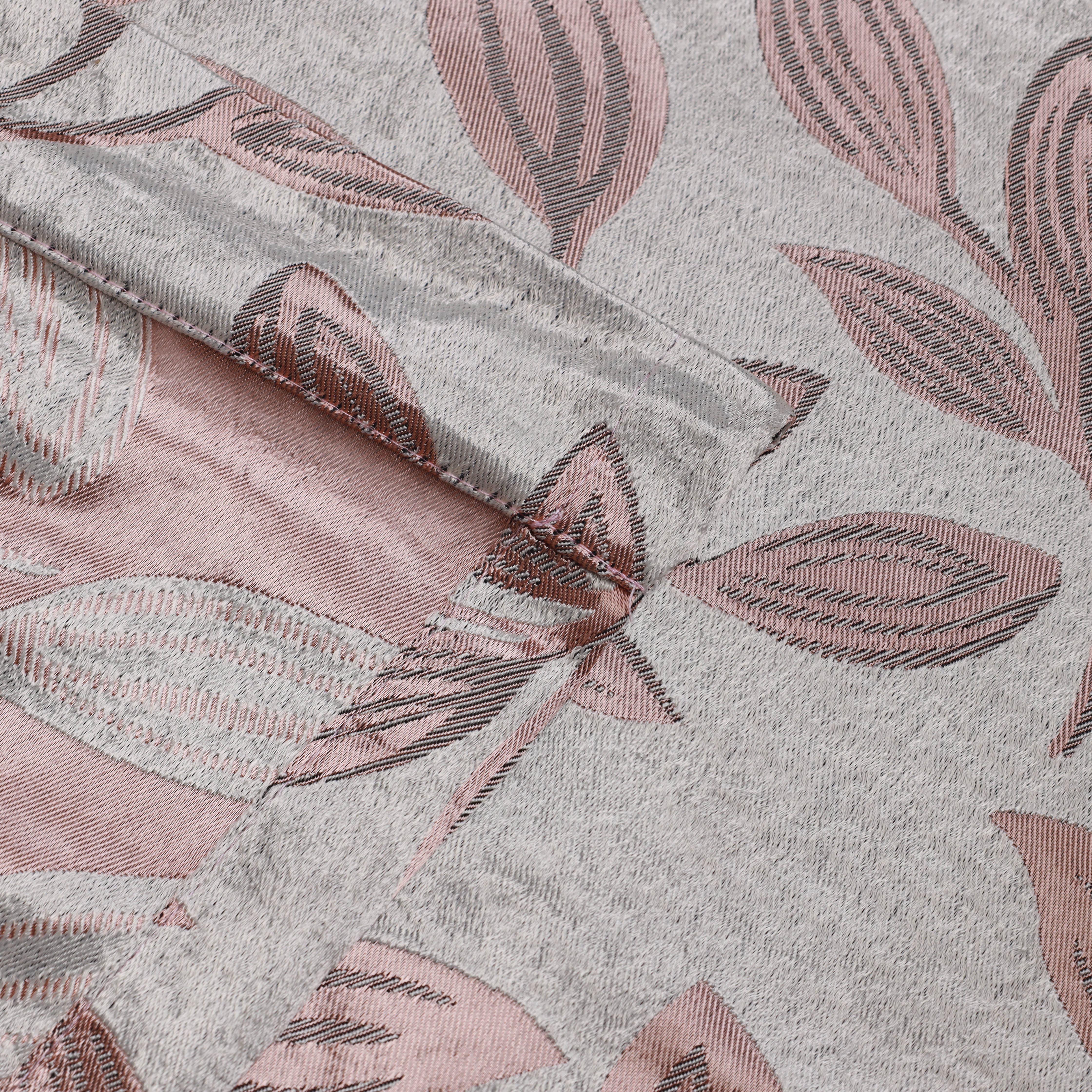 Leaves Machine Washable Room Darkening Blackout Curtains, Set of 2 - Omnigoodsstore