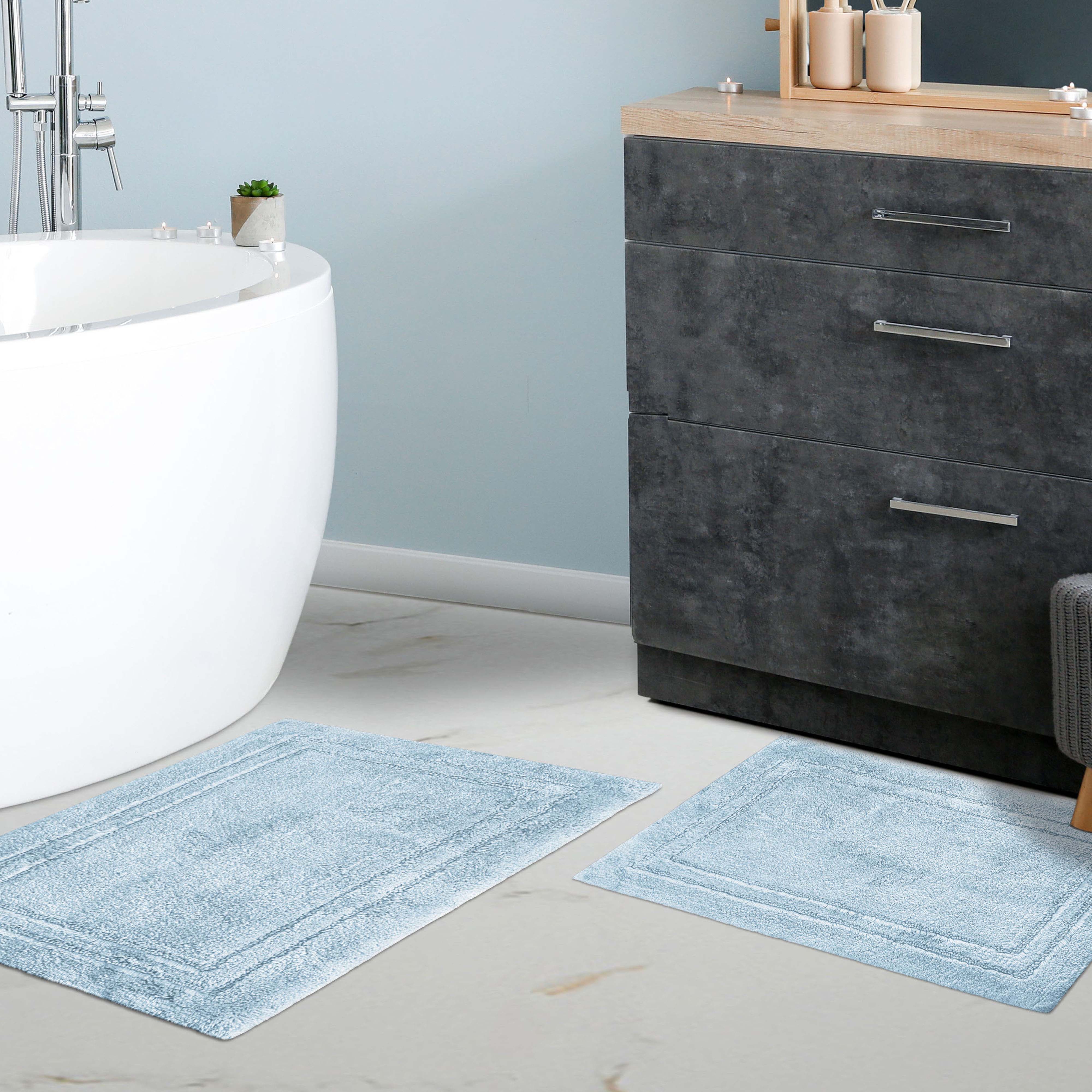 Cotton Non Slip 2 Piece Bath Rug Set - Omnigoodsstore