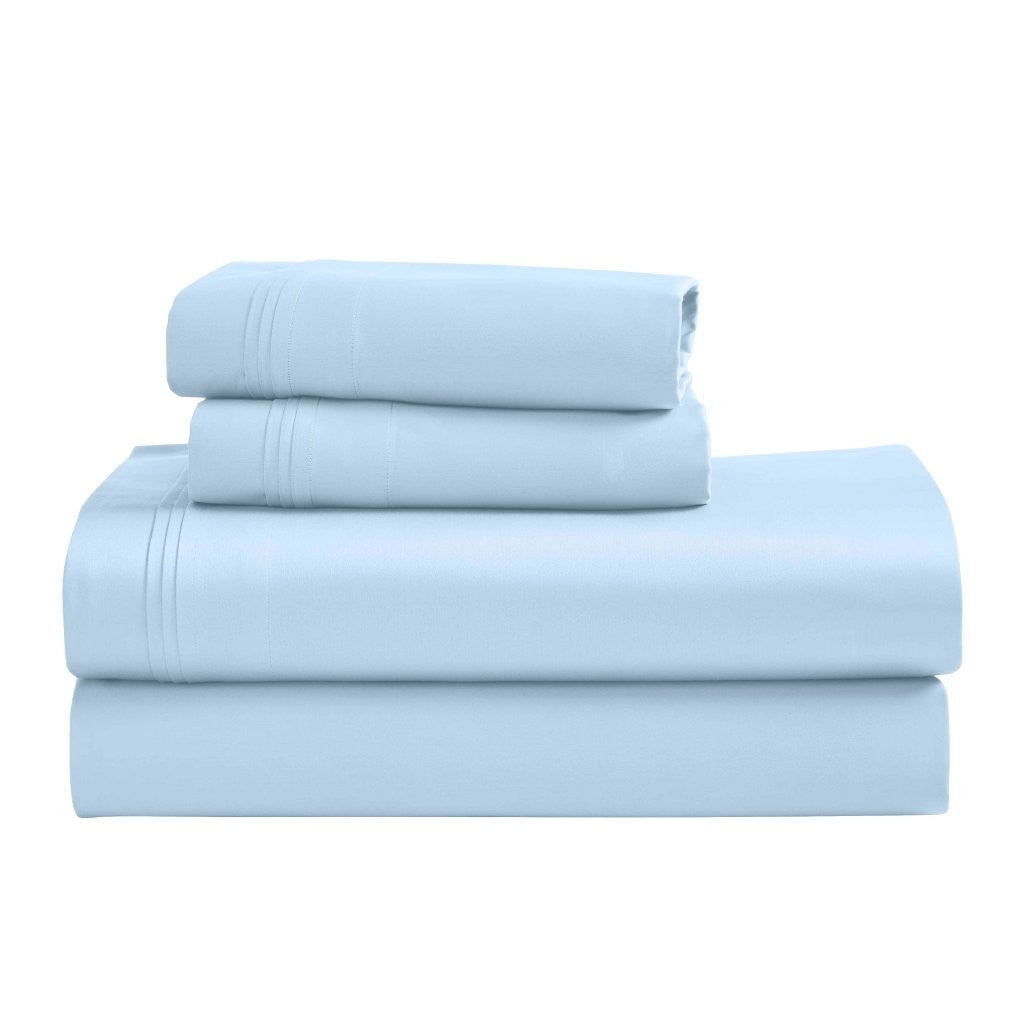 1000 Thread Count Egyptian Cotton Bed Sheet Set Olympic Queen - Omnigoodsstore