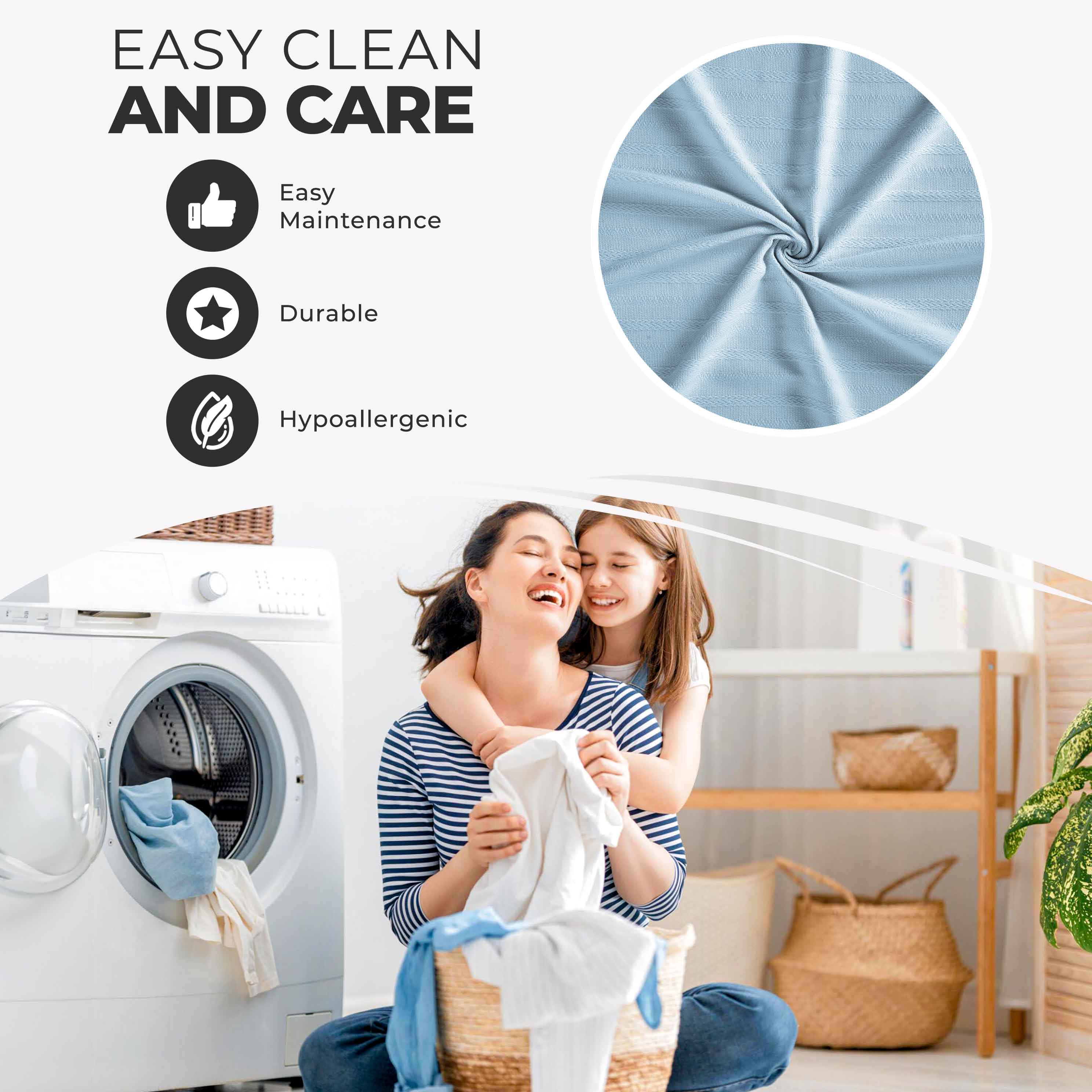 Clara Cotton Textured Striped Lightweight Woven Blanket - Omnigoodsstore