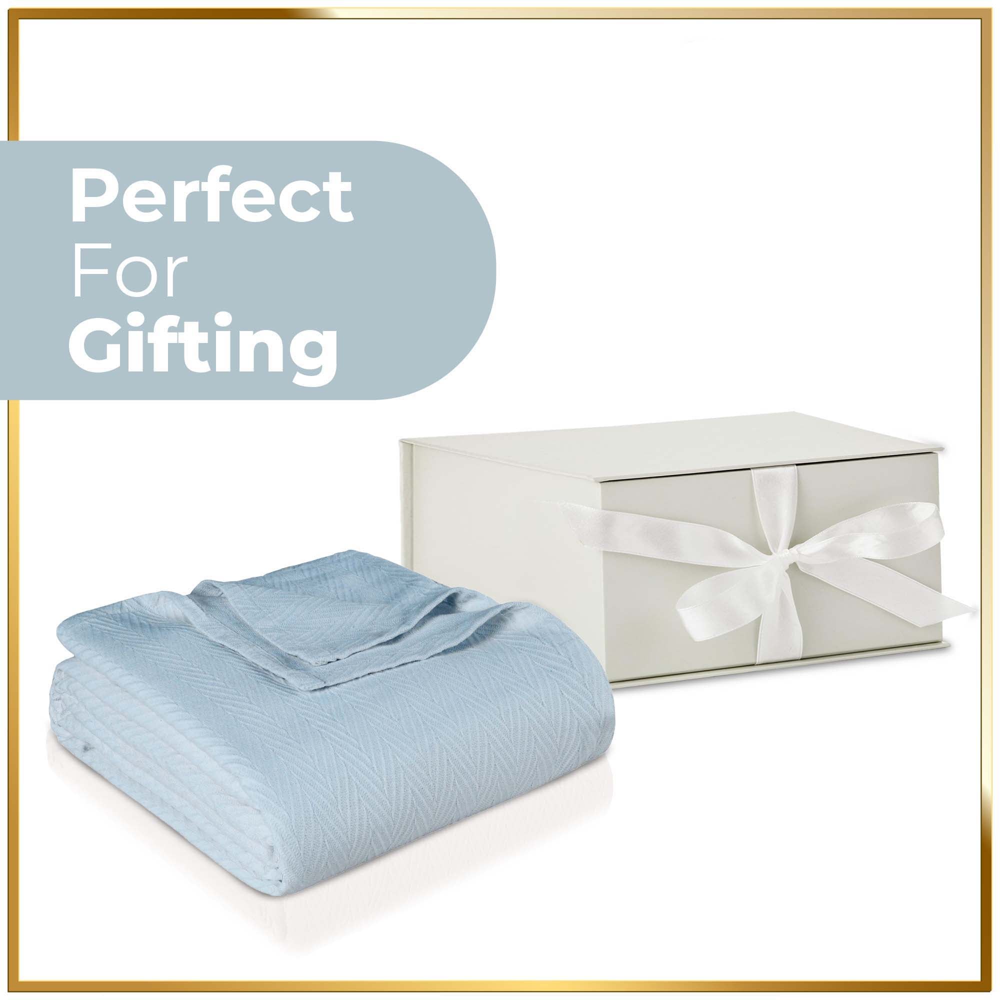 All-Season Chevron Cotton Bed Blanket & Sofa Throw - Omnigoodsstore