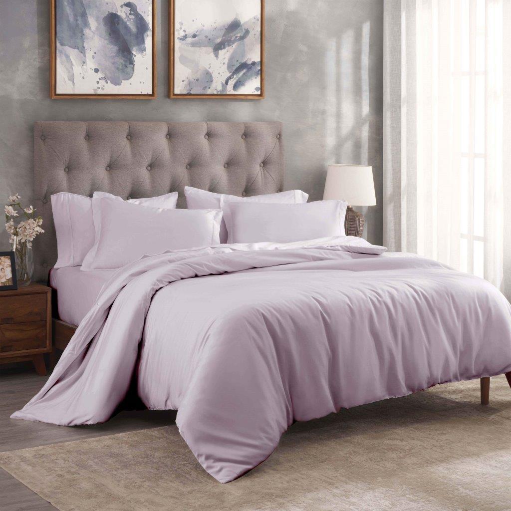 Egyptian Cotton 300 Thread Count Solid Duvet Cover Set - Omnigoodsstore