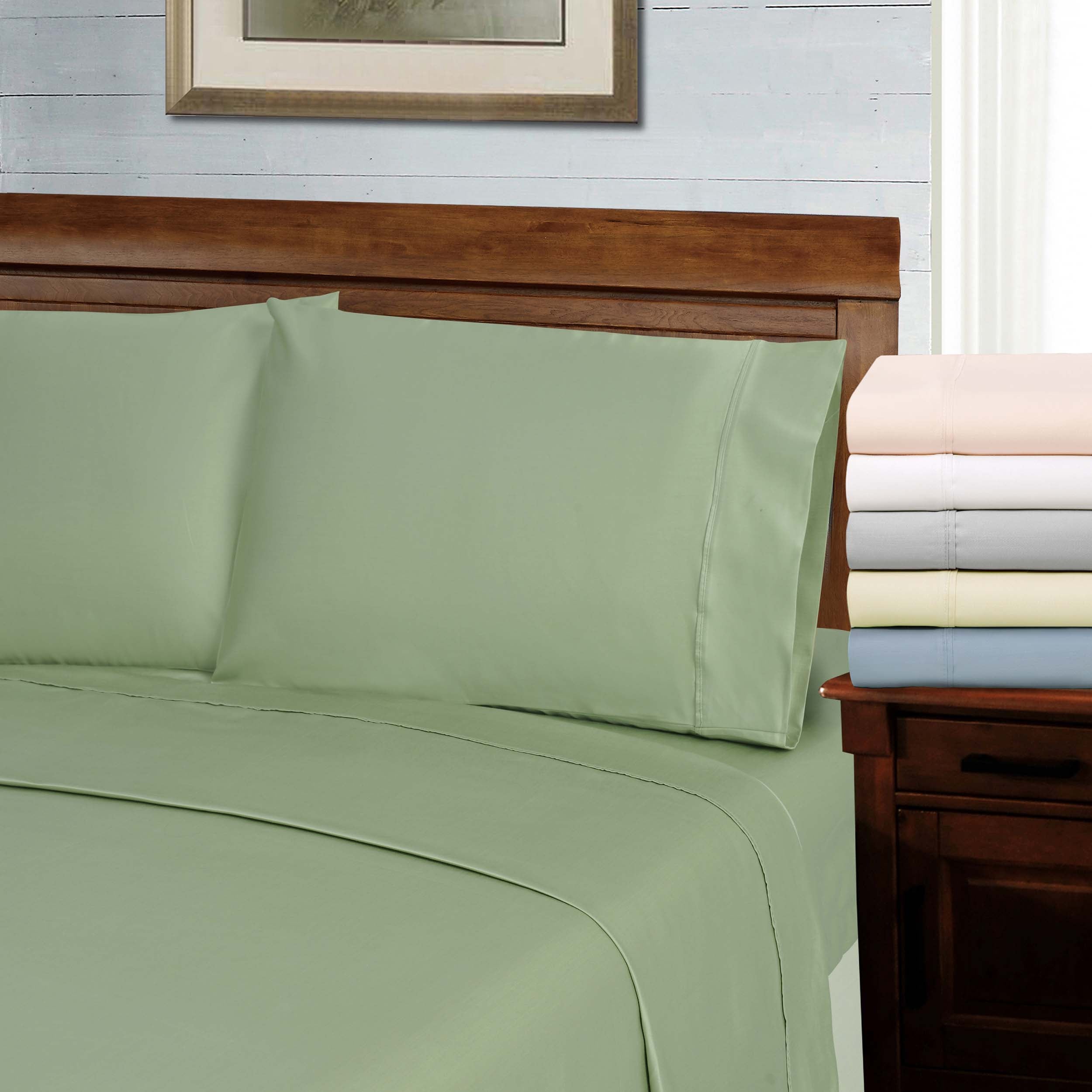 1000 Thread Count Wrinkle Resistant Pillowcase Set - Omnigoodsstore