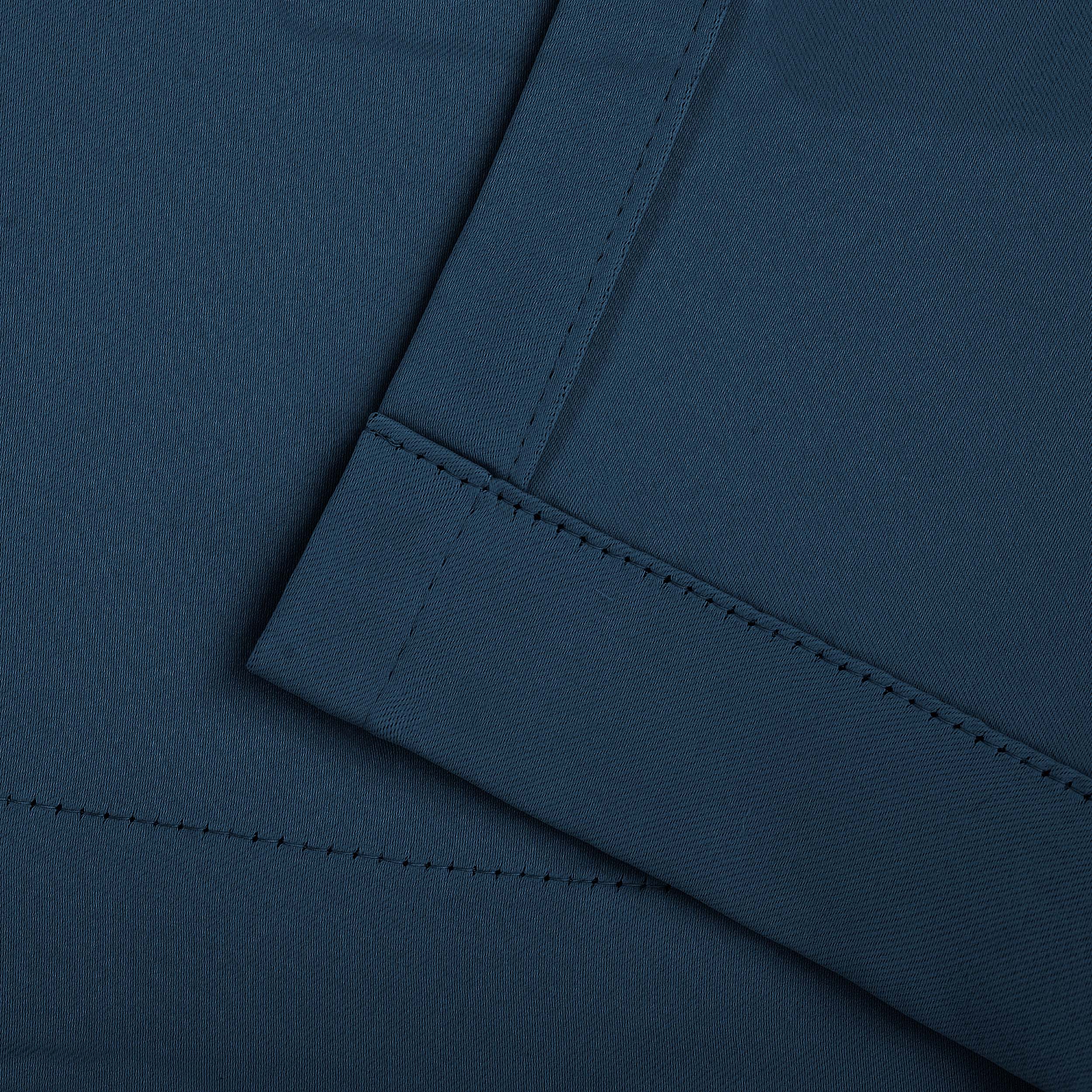 Solid Machine Washable Room Darkening Blackout Curtains, Set of 2 - Omnigoodsstore