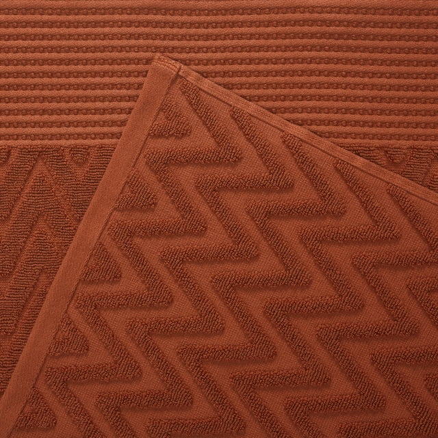 Chevron Cotton 6 Piece Towel Set - Omnigoodsstore