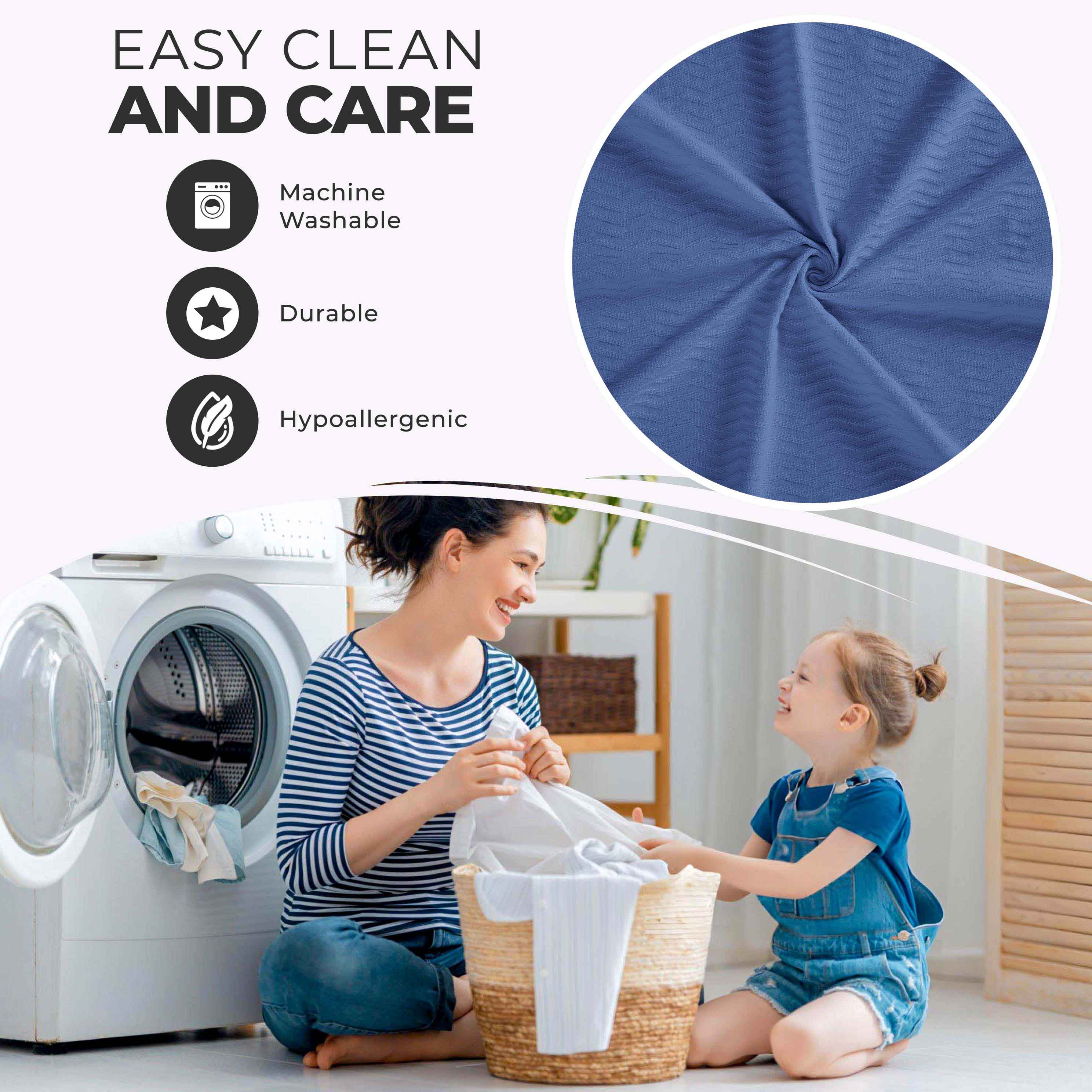 Jena Cotton Textured Chevron Lightweight Woven Blanket - Omnigoodsstore