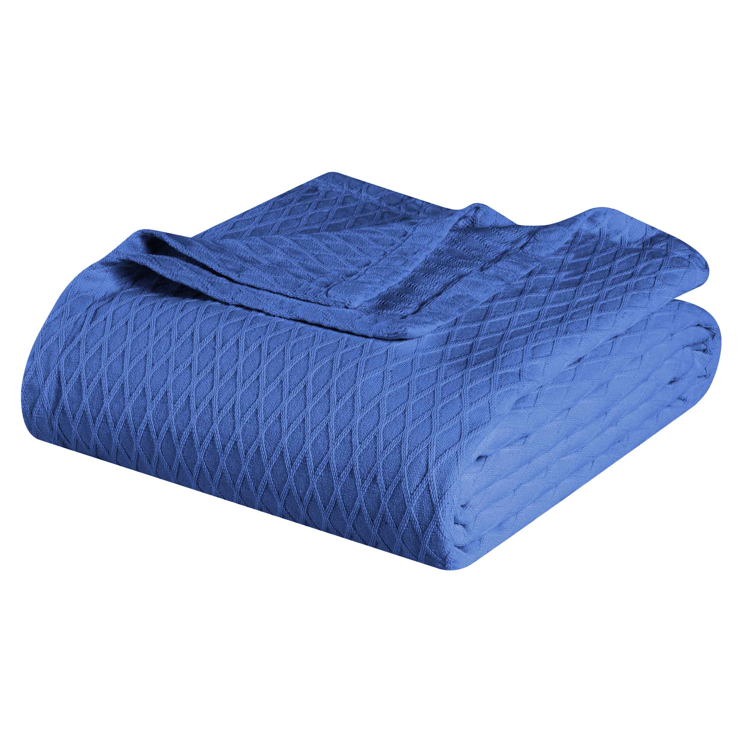 Cotton All Season Diamond Bed Blanket & Sofa Throw - Omnigoodsstore