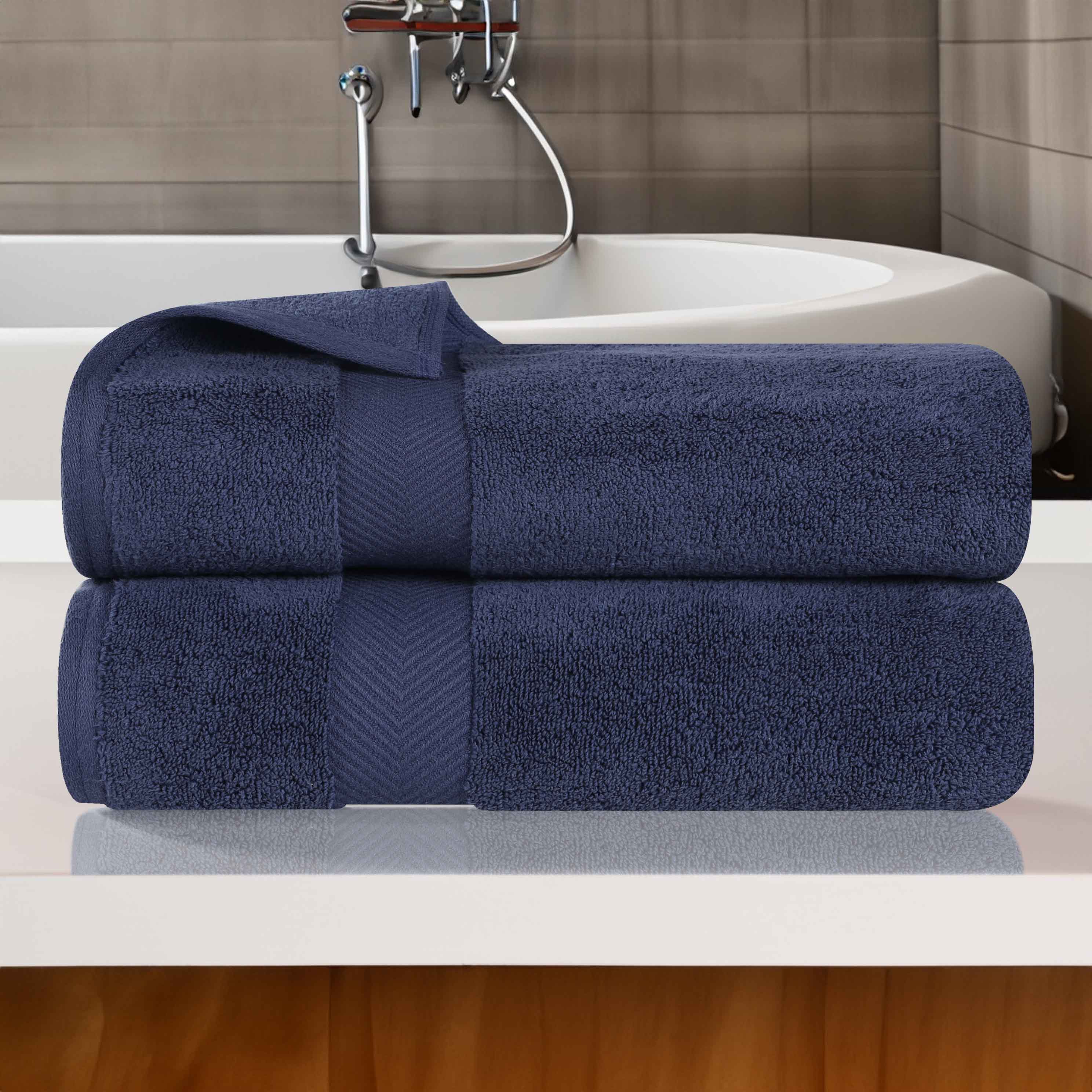Zero Twist Cotton 2 Piece Bath Towel Set - Omnigoodsstore