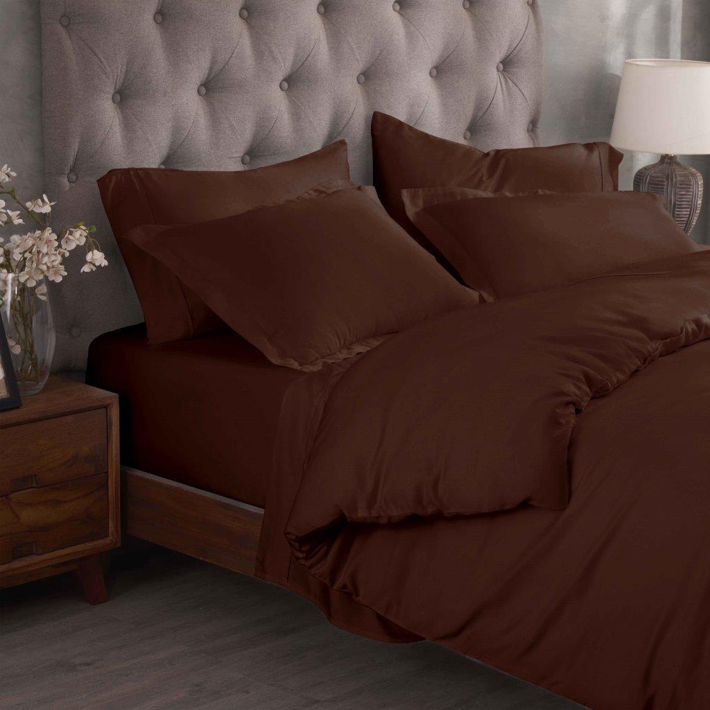 Egyptian Cotton 300 Thread Count Solid Duvet Cover Set - Omnigoodsstore