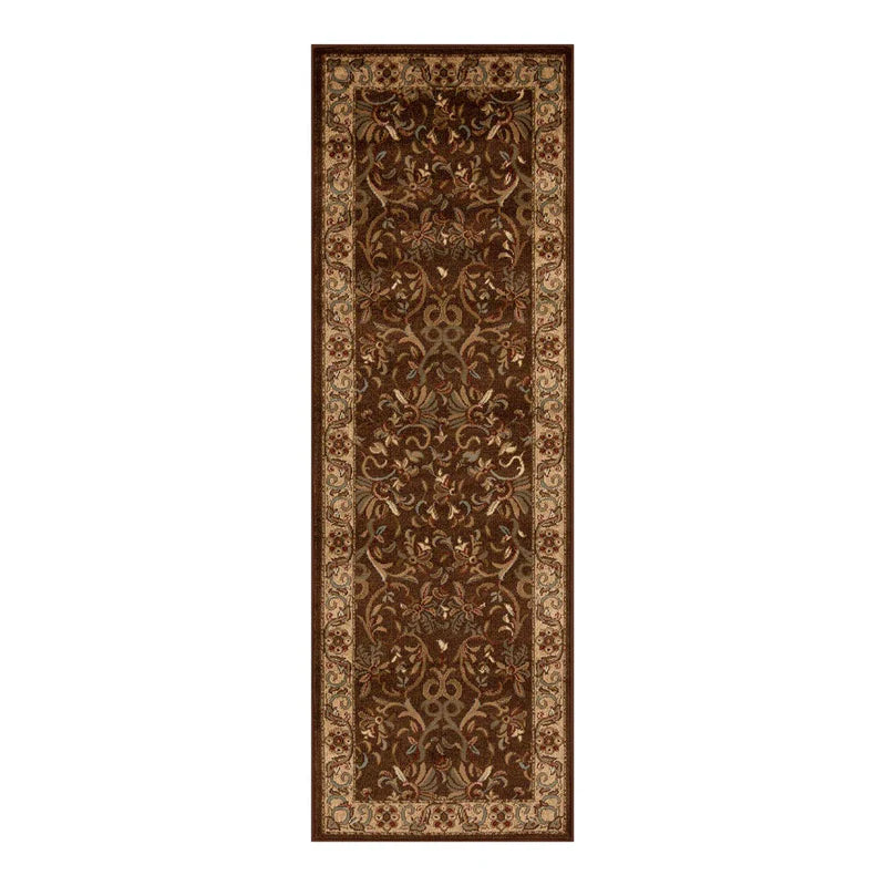 Heritage Traditional Floral Scroll Indoor Area Rug Or Runner Rug - Omnigoodsstore