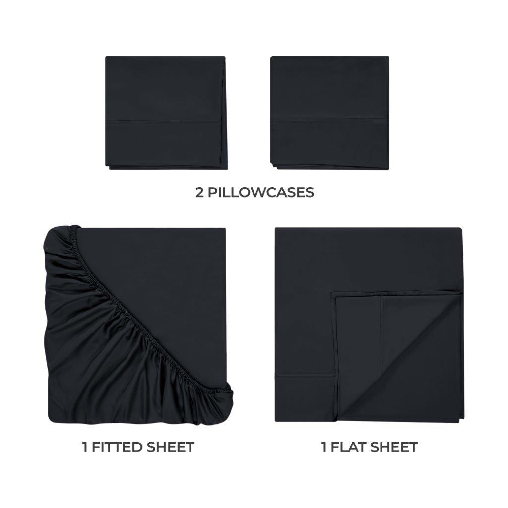 Modal From Beechwood 300 Thread Count Extra Deep Pocket Bed Sheet Set - Omnigoodsstore