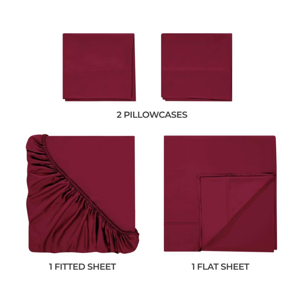 Modal From Beechwood 300 Thread Count Extra Deep Pocket Bed Sheet Set - Omnigoodsstore