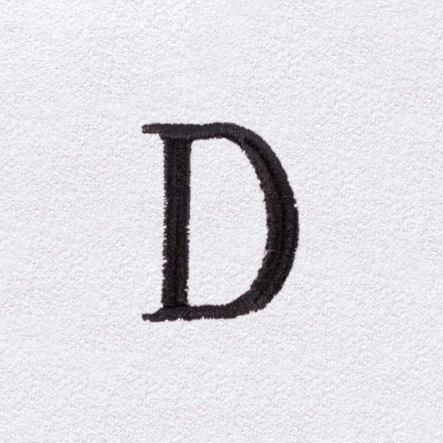 Cotton Adult Unisex White Embroidered Highly Absorbent Fluffy Bathrobe - Omnigoodsstore