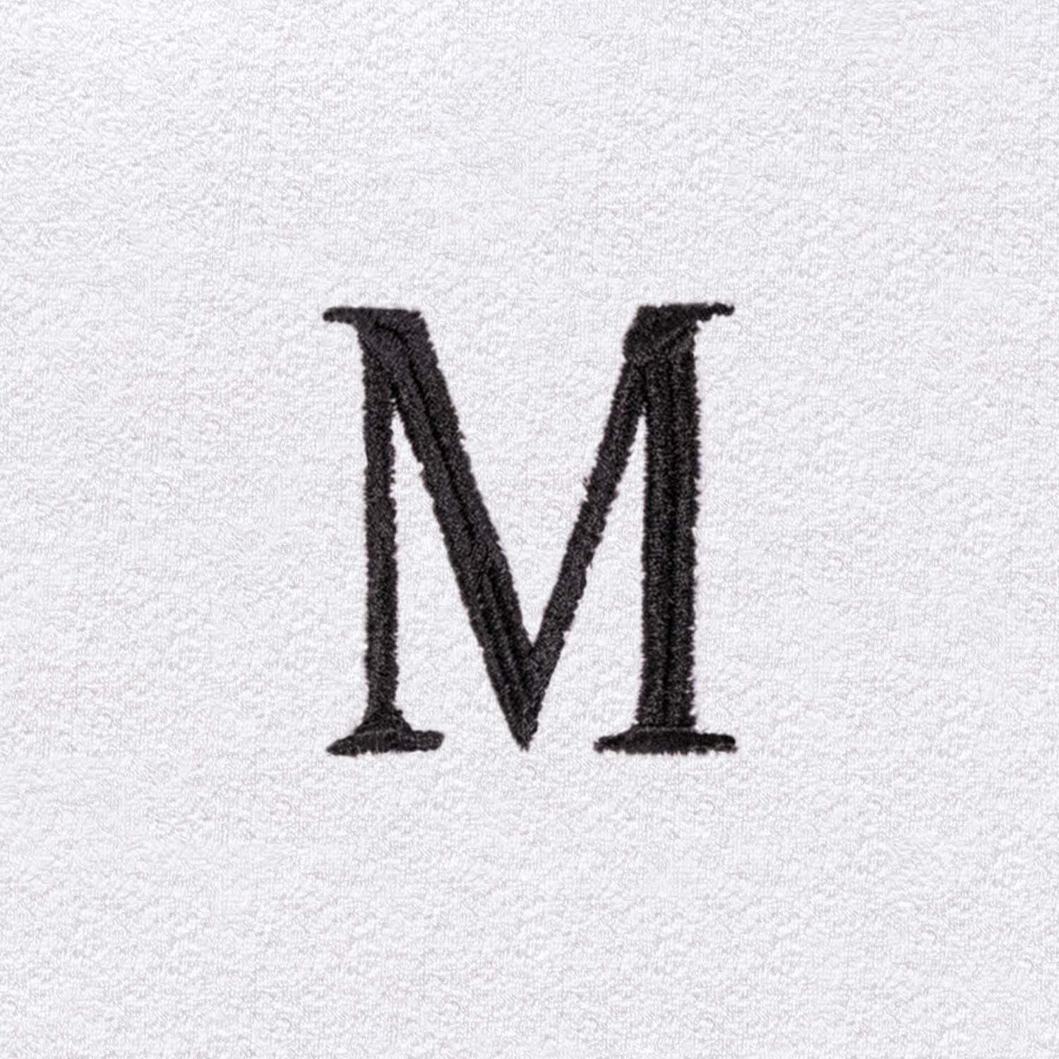 Cotton Adult Unisex White Embroidered Highly Absorbent Fluffy Bathrobe - Omnigoodsstore