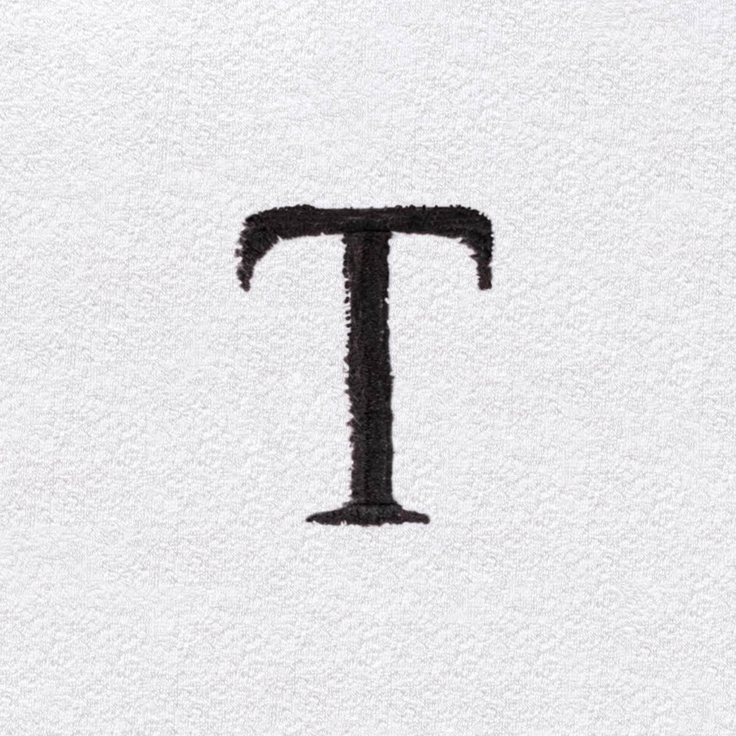 Cotton Adult Unisex White Embroidered Highly Absorbent Fluffy Bathrobe - Omnigoodsstore