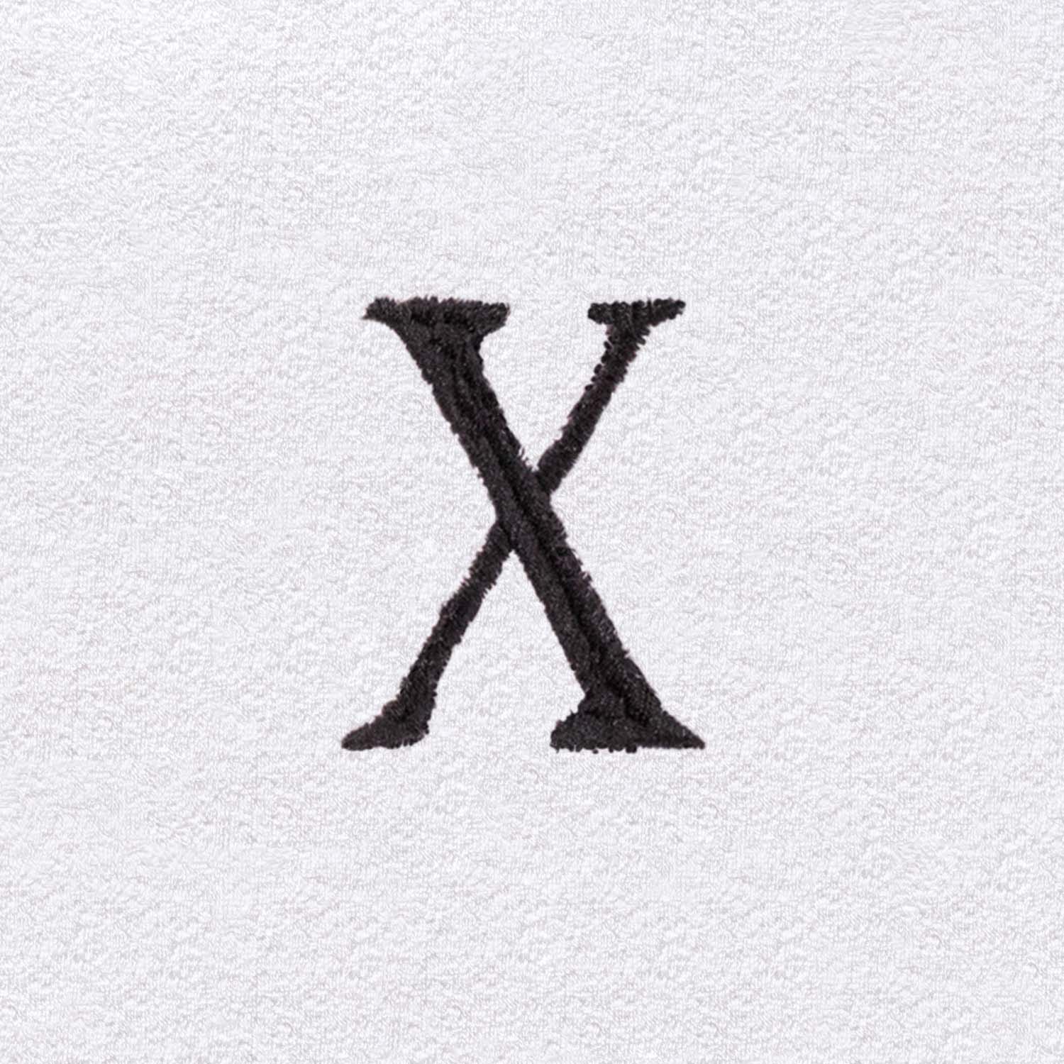 Cotton Adult Unisex White Embroidered Highly Absorbent Fluffy Bathrobe - Omnigoodsstore