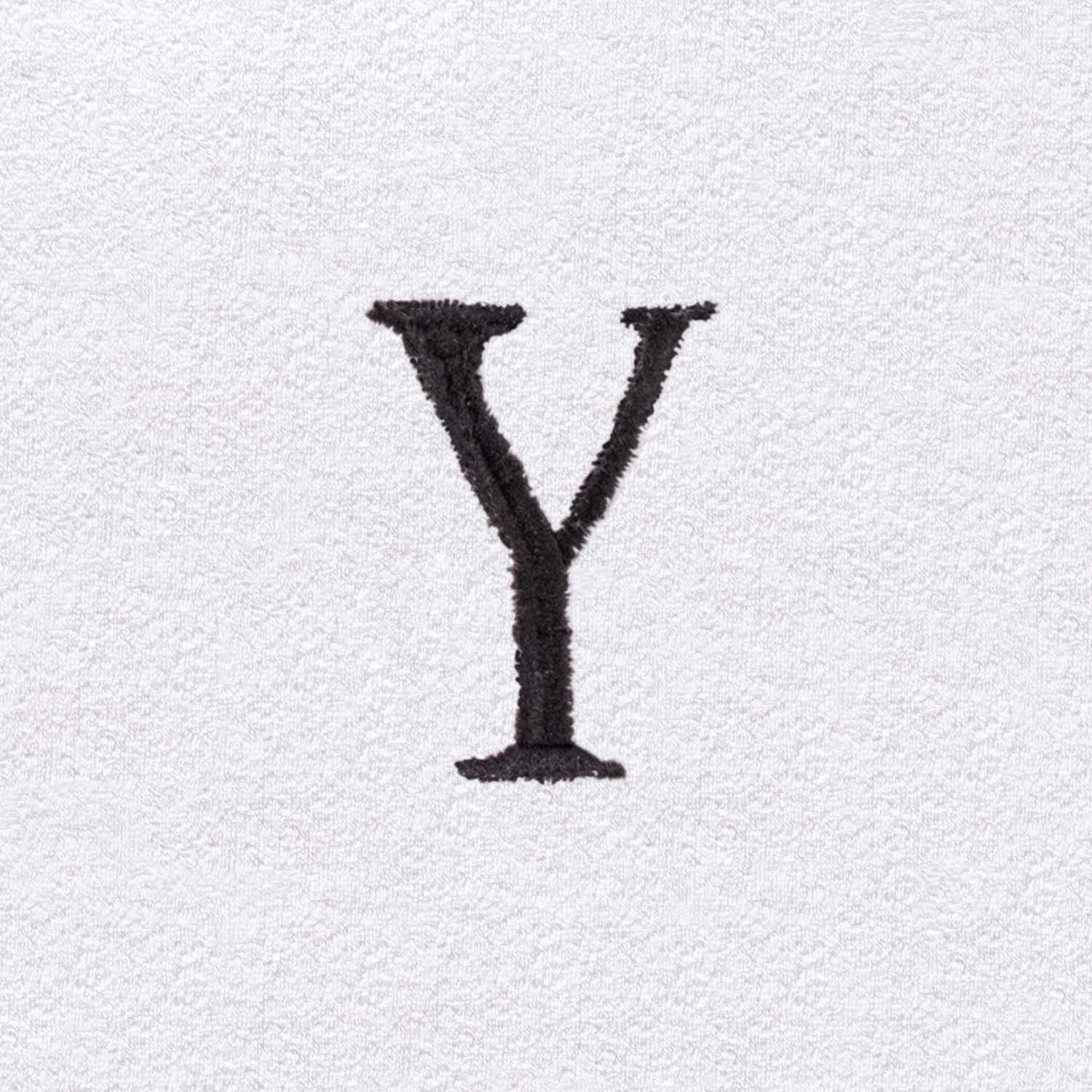 Cotton Adult Unisex White Embroidered Highly Absorbent Fluffy Bathrobe - Omnigoodsstore