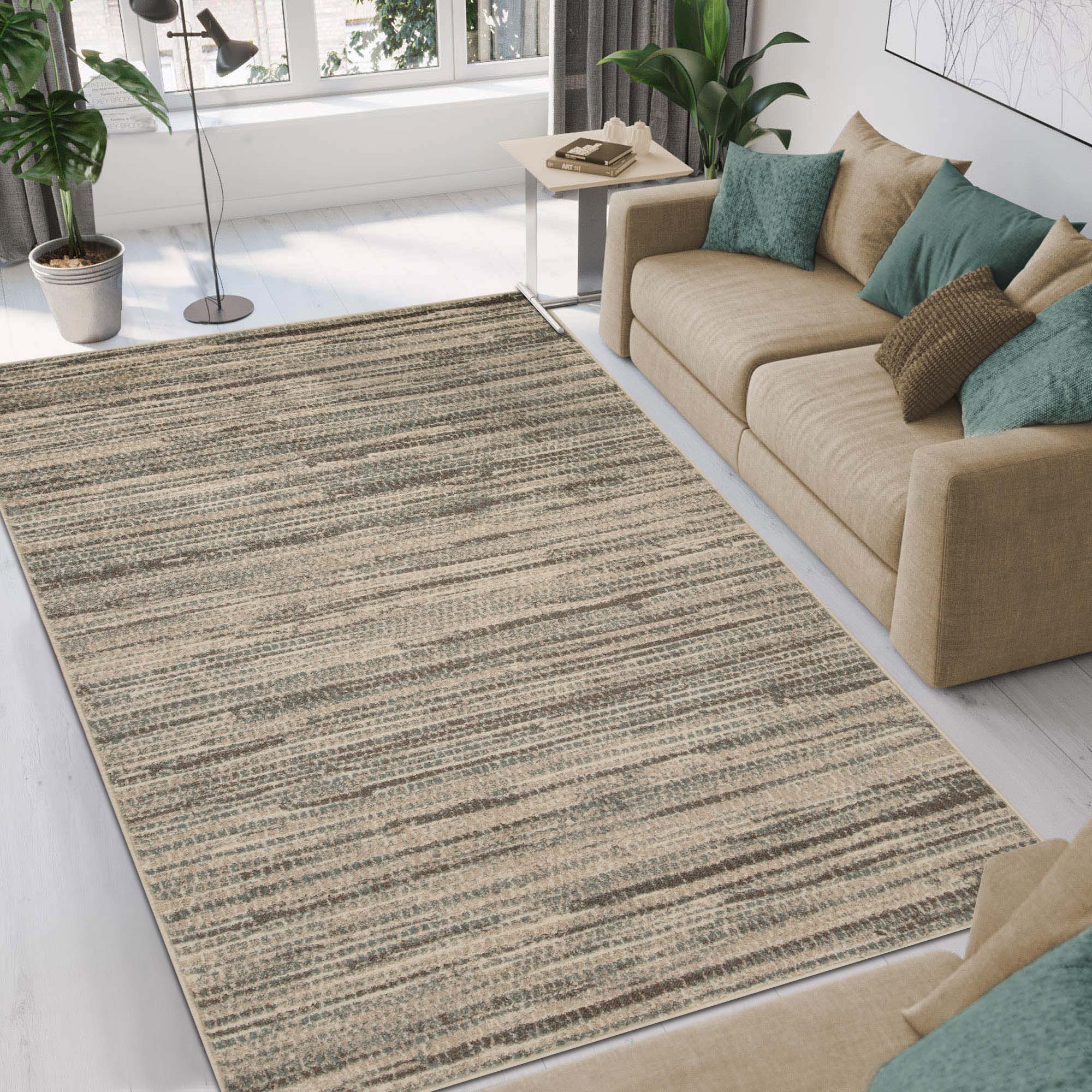 Montauk Striped Pastel Indoor Area Rug - Omnigoodsstore
