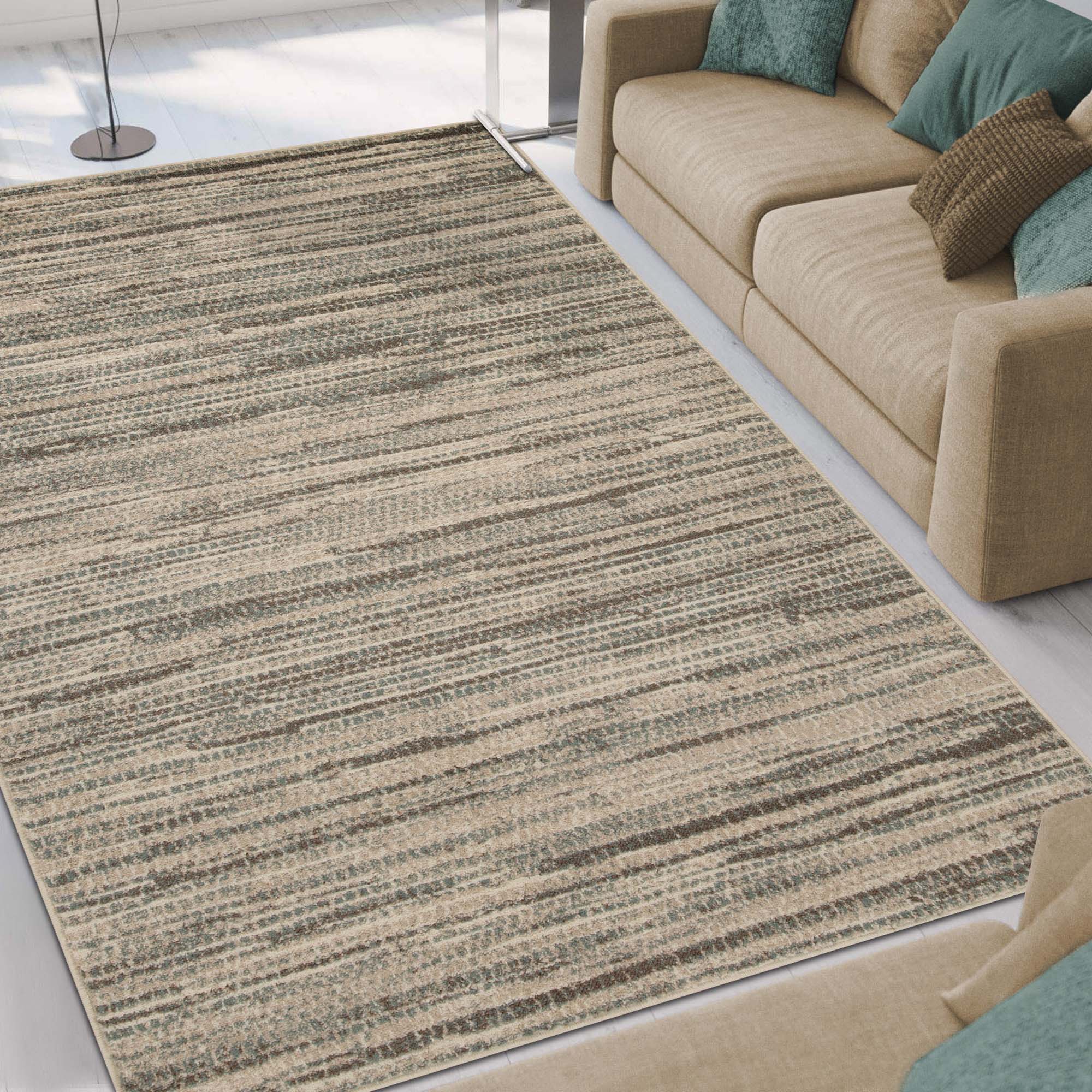 Montauk Striped Pastel Indoor Area Rug - Omnigoodsstore