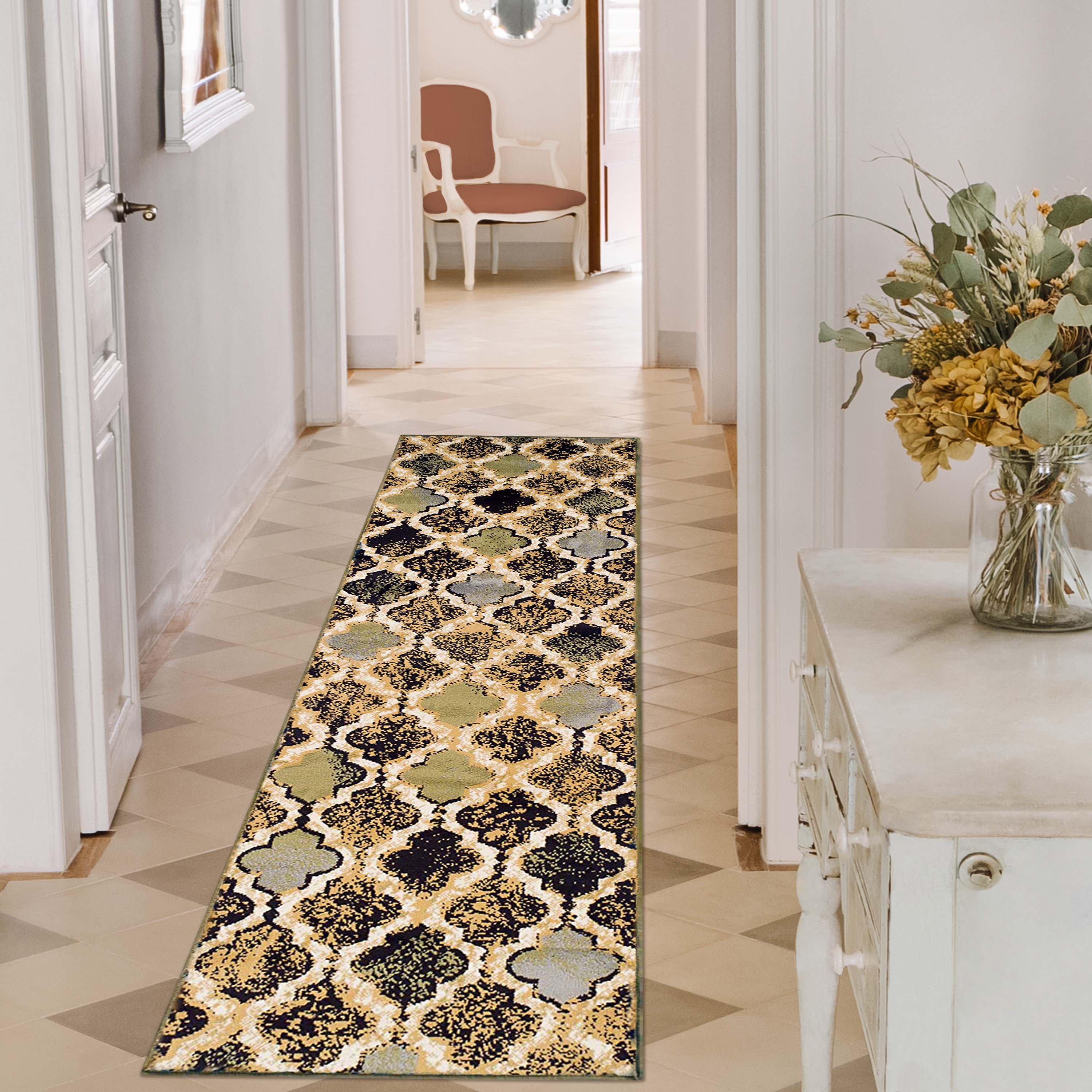 Viking Geometric Trellis Indoor Area Rugs or Runner Rug - Omnigoodsstore