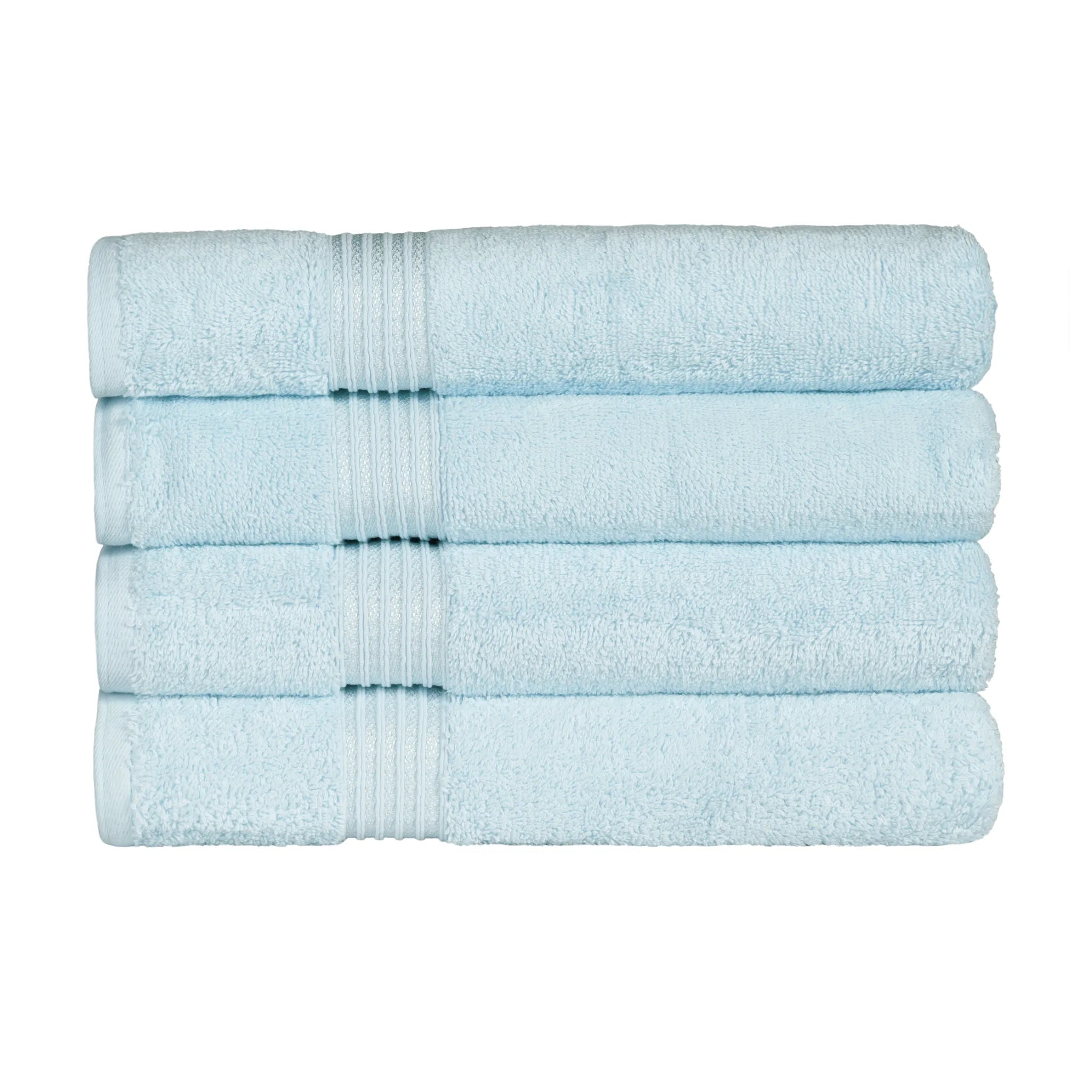 Heritage Egyptian Cotton Solid Bath Towel Set of 4 - Omnigoodsstore