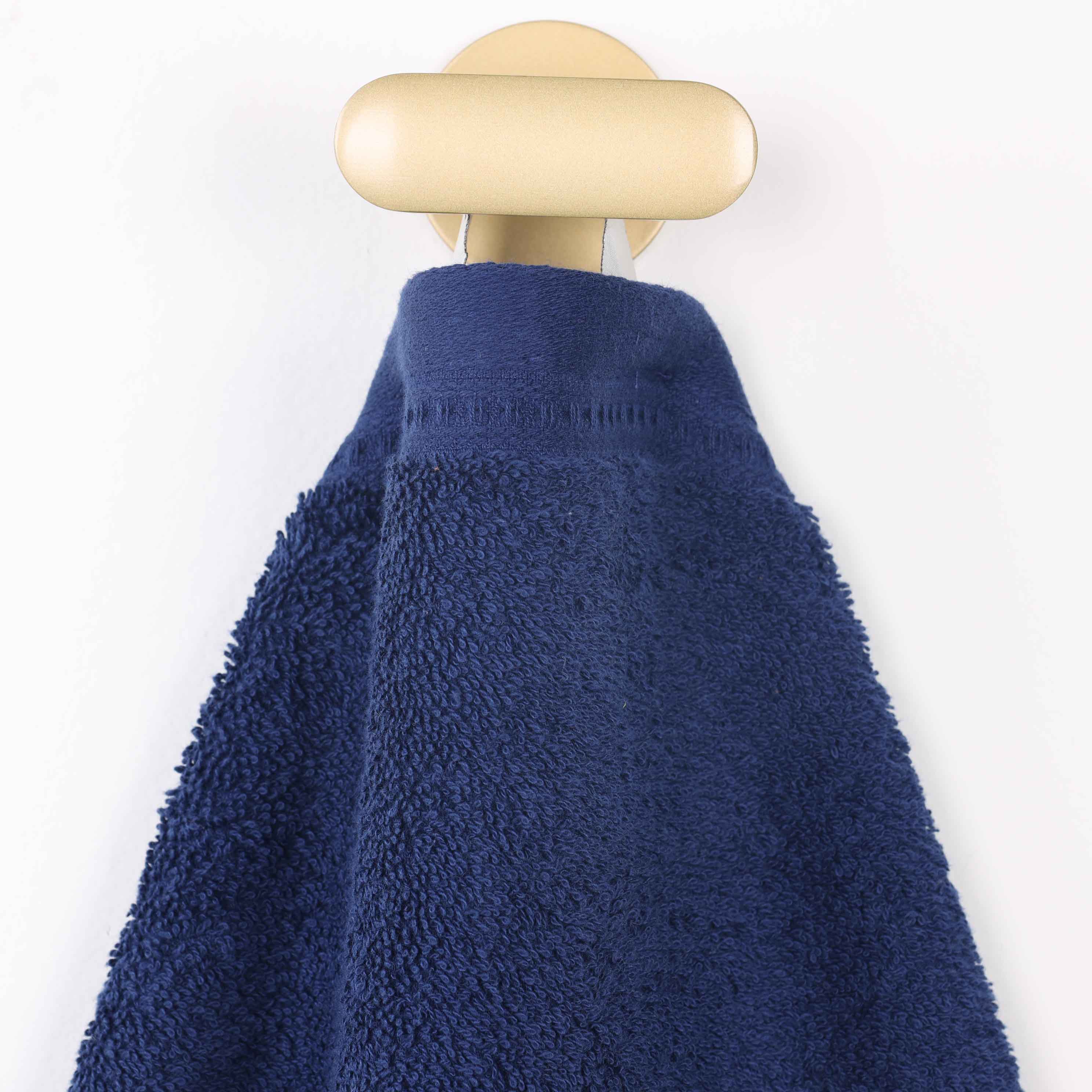 Honeycomb Textured Waffle Border Luxury Cotton Face Towels, Set of 12 - Omnigoodsstore