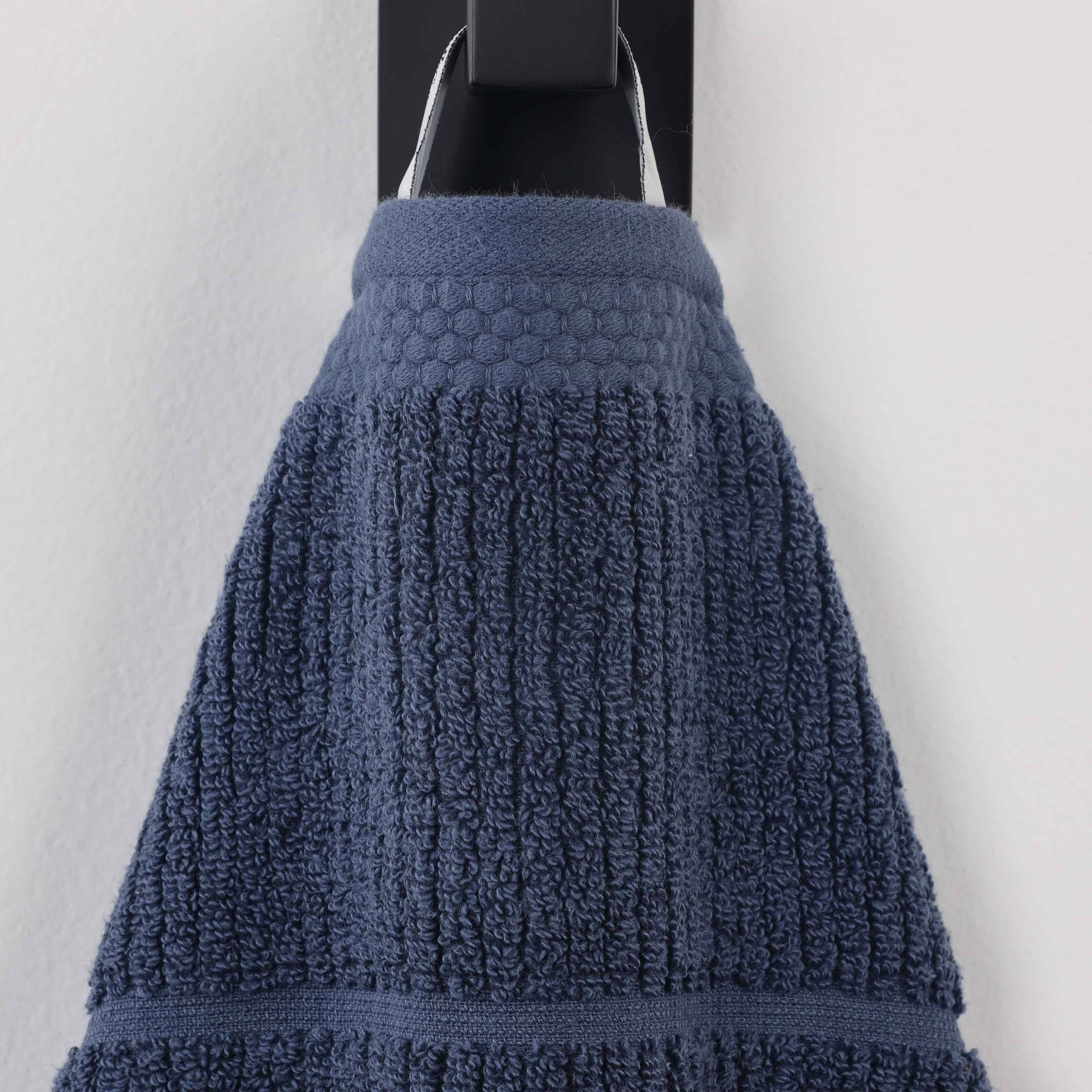 Milo Smart Twist Cotton Solid Ribbed Design 8 Piece Towel Set - Omnigoodsstore