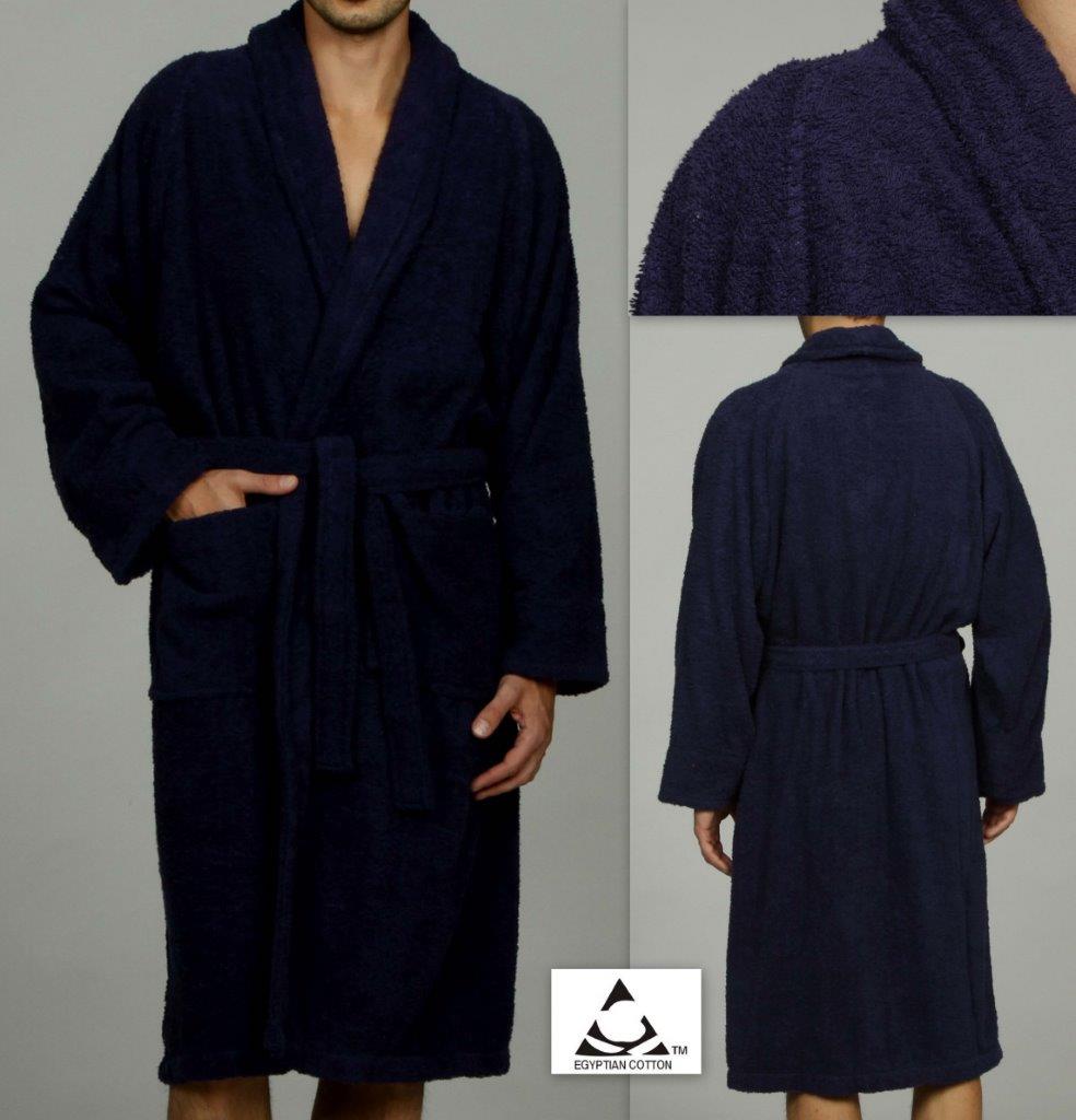 Cotton Ultra Soft Terry Adult Unisex Lightweight Luxury Bathrobe - Omnigoodsstore