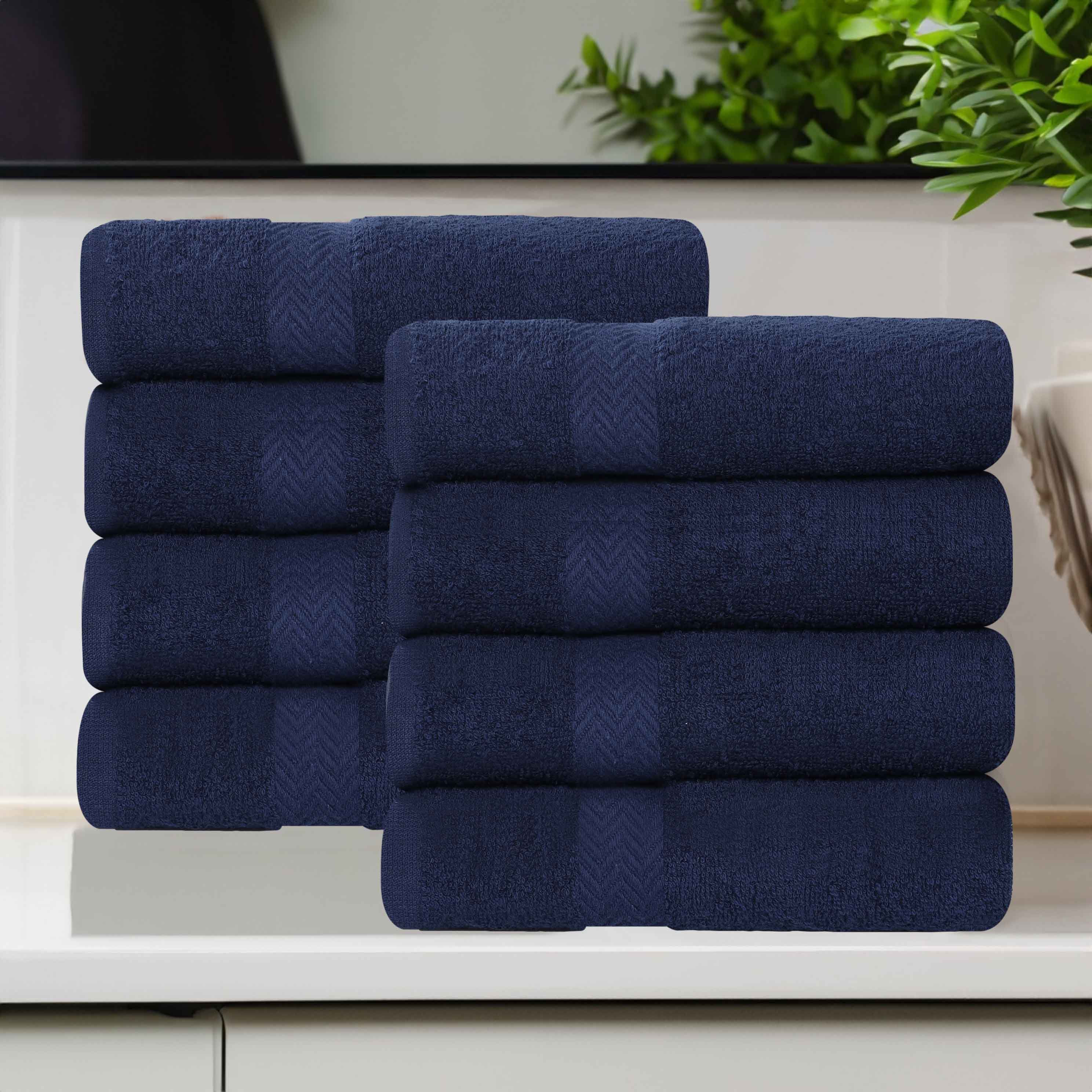 Franklin Cotton Eco Friendly 8 Piece Hand Towel Set - Omnigoodsstore