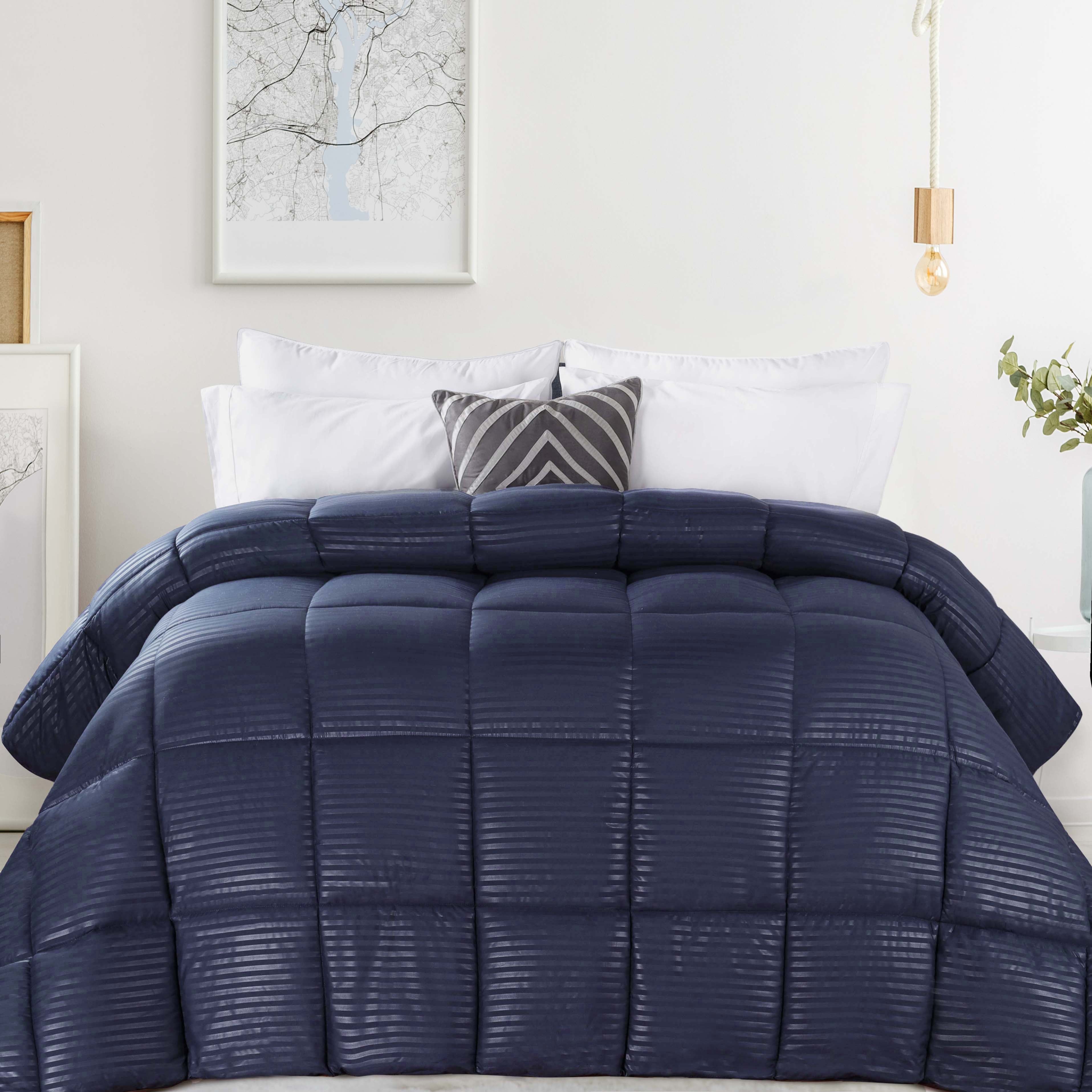 Reversible Striped Down Alternative Comforter - Omnigoodsstore
