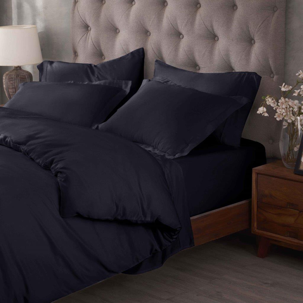 Egyptian Cotton 400 Thread Count Solid Duvet Cover Set - Omnigoodsstore