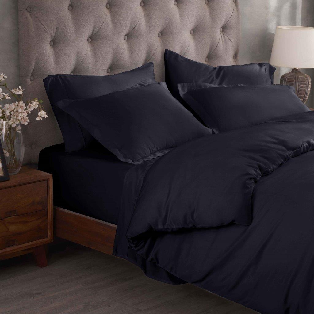 Egyptian Cotton 300 Thread Count Solid Duvet Cover Set - Omnigoodsstore