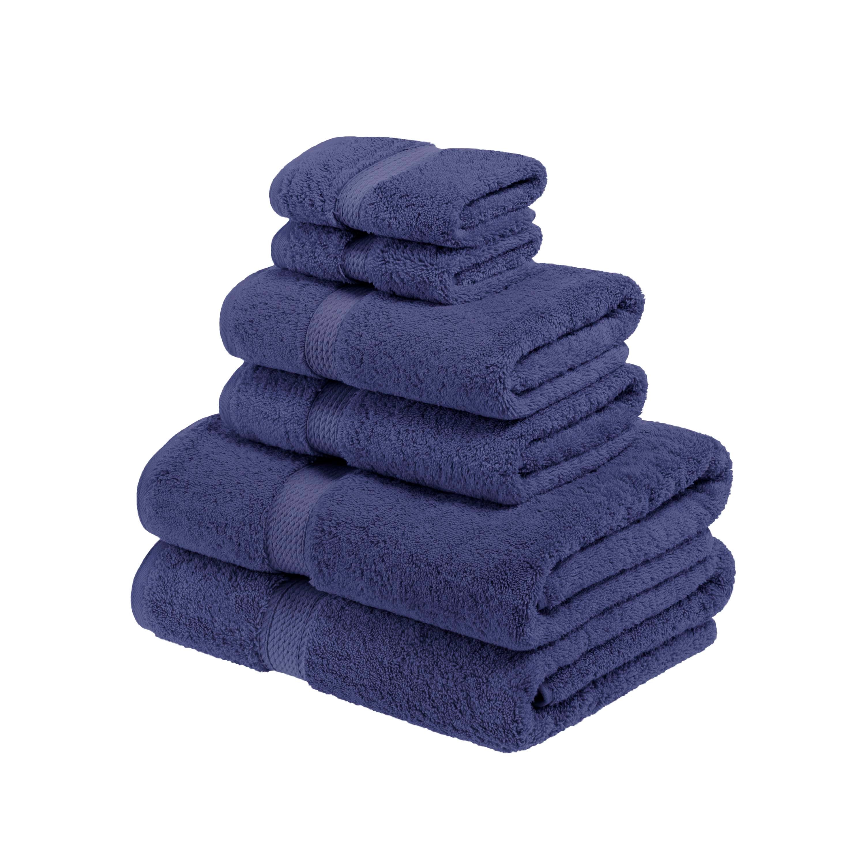 Egyptian Cotton Pile Plush Heavyweight Luxury Soft 6-Piece Towel Set - Omnigoodsstore
