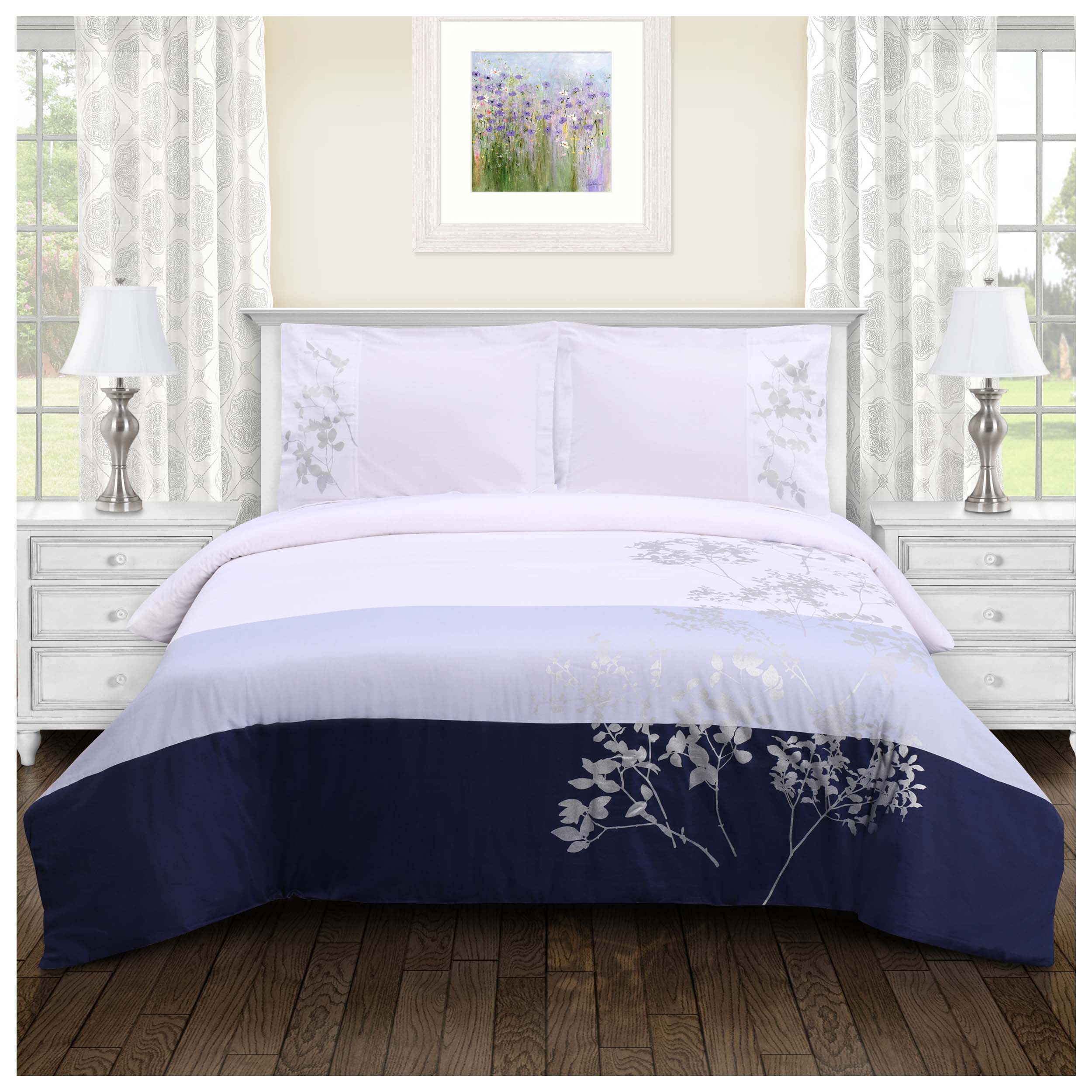 Sydney Cotton Floral Duvet Cover Set - Omnigoodsstore