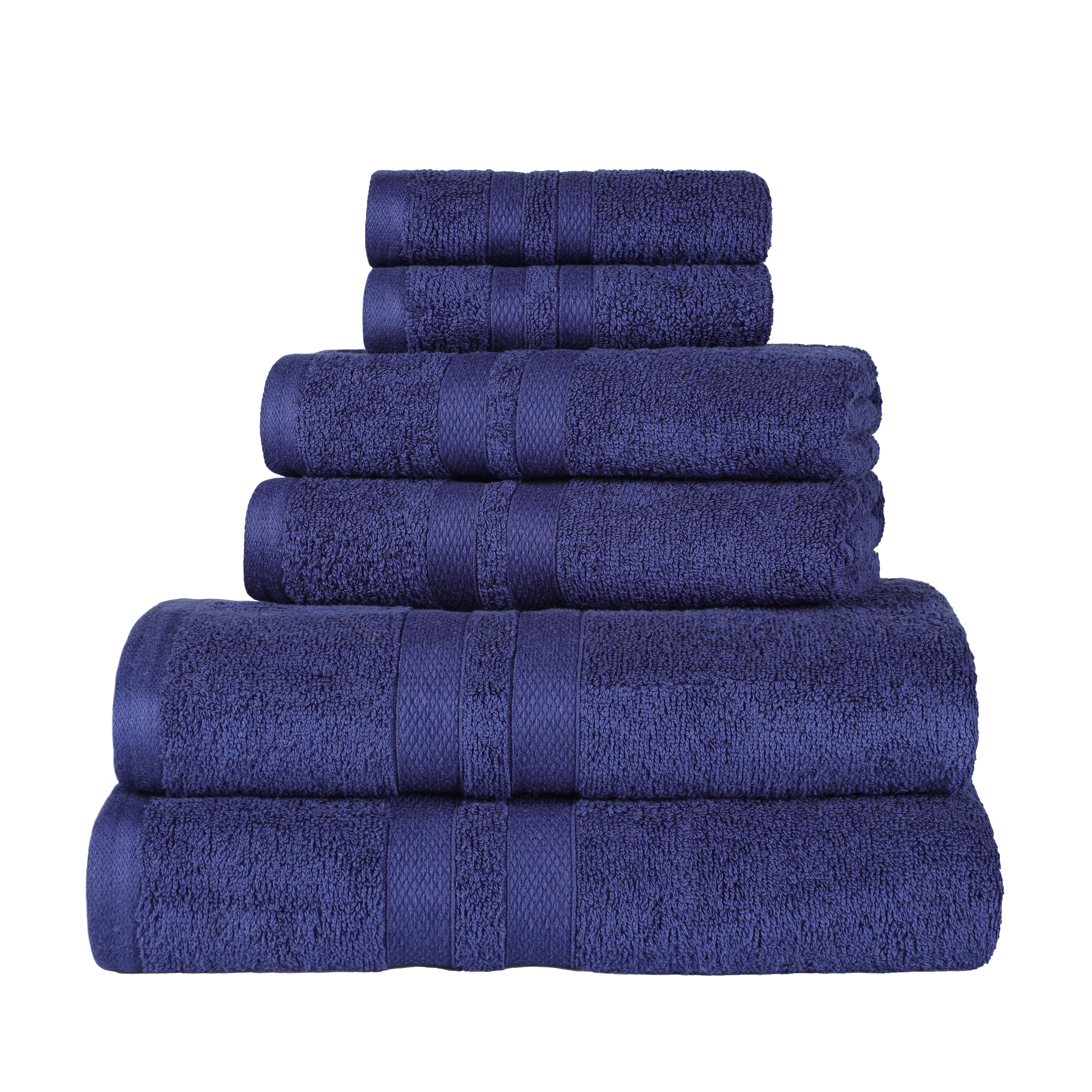 Cotton Ultra Soft 6 Piece Solid Towel Set - Omnigoodsstore