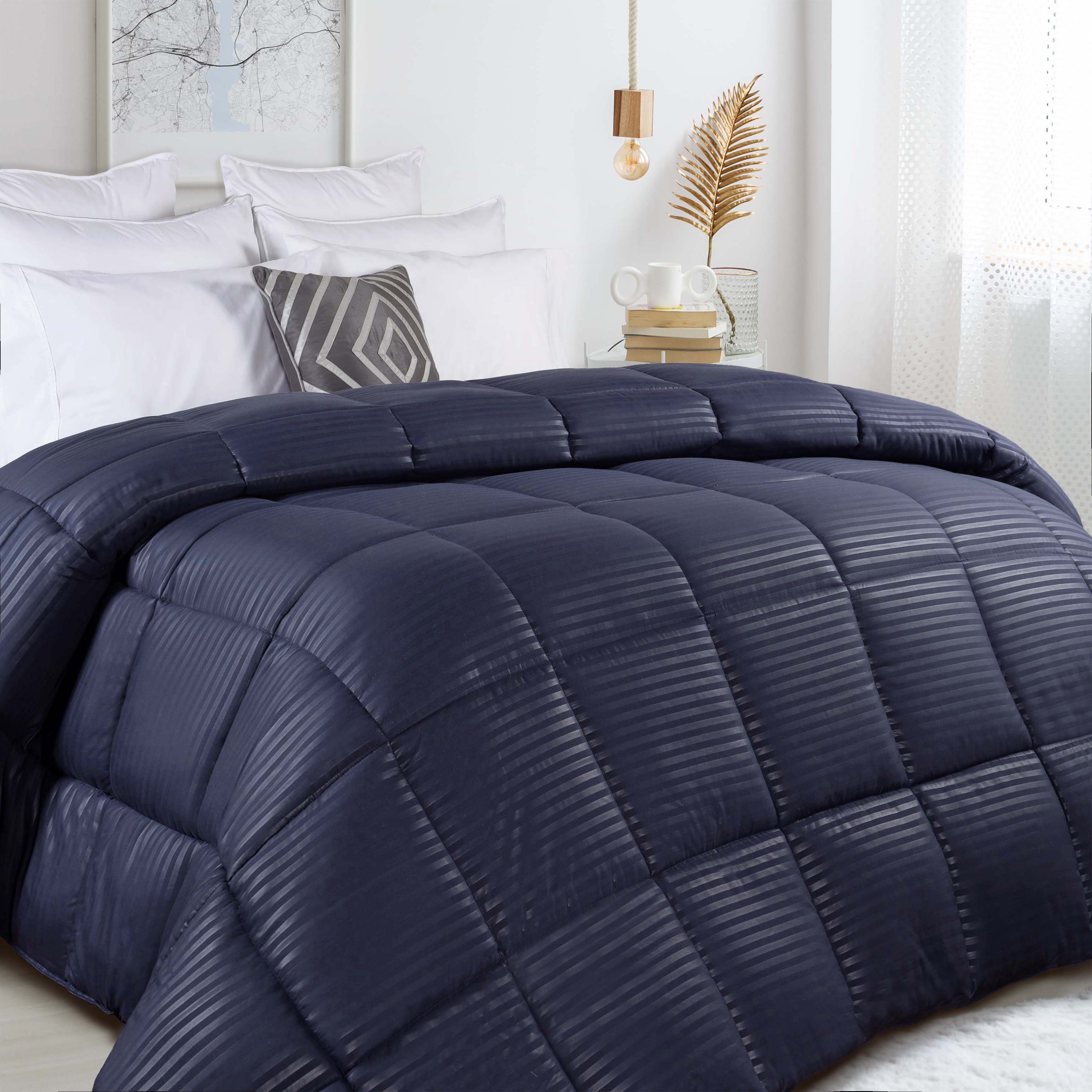 Reversible Striped Down Alternative Comforter - Omnigoodsstore
