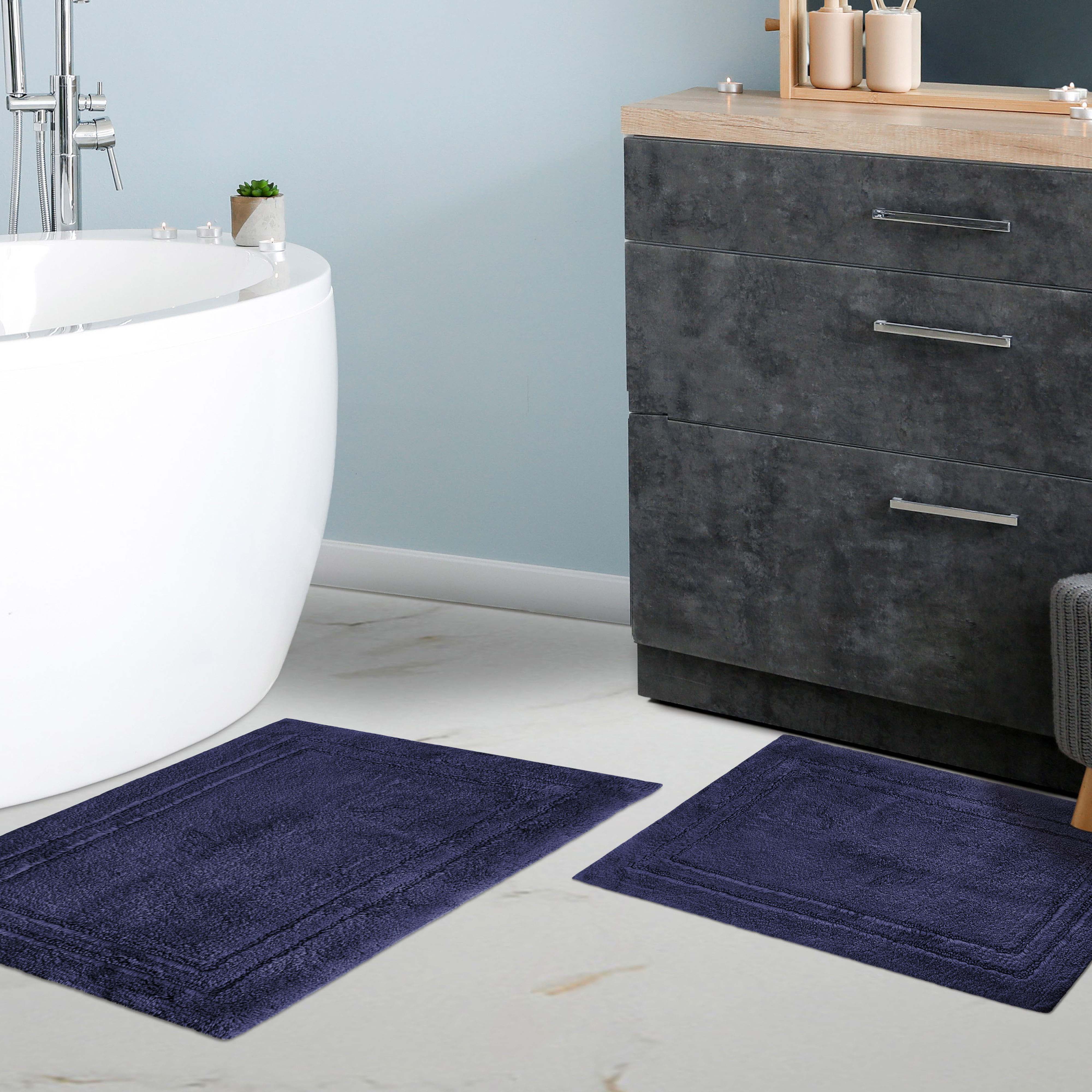 Cotton Non Slip 2 Piece Bath Rug Set - Omnigoodsstore