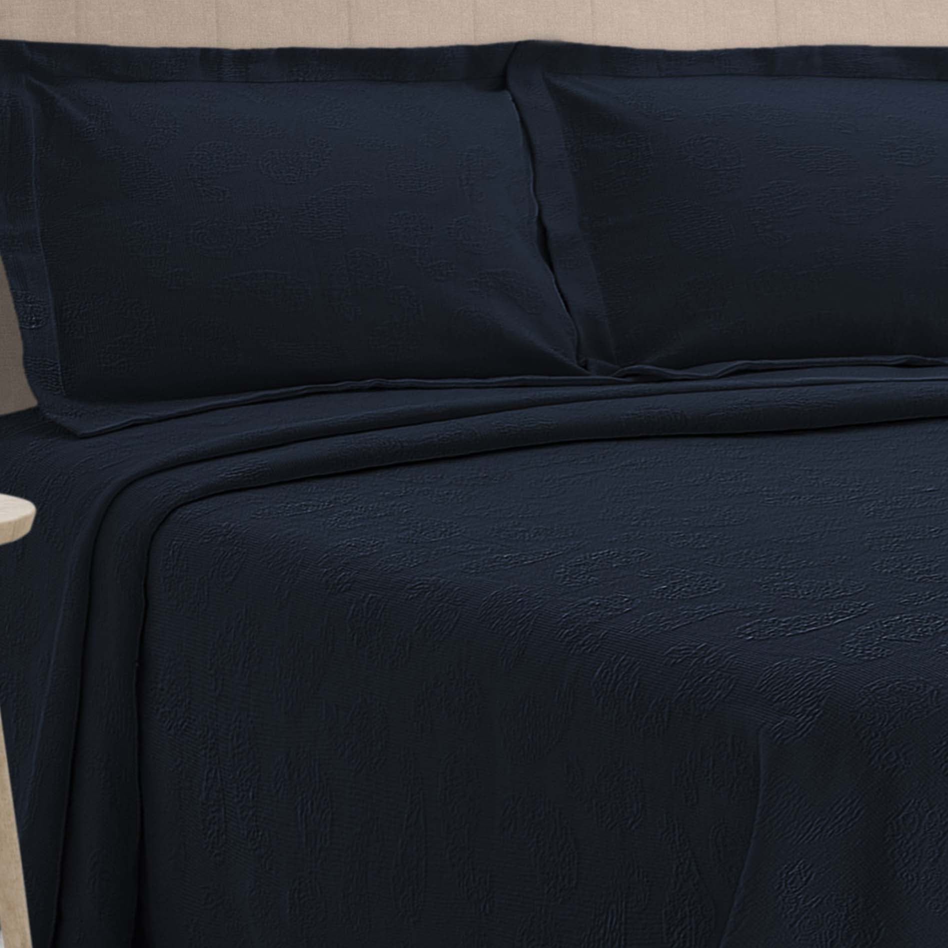 Jacquard Matelassé Paisley Floral Cotton Bedspread Set - Omnigoodsstore