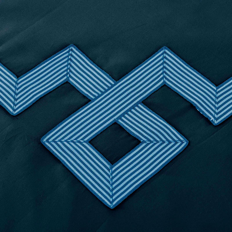 Miller Cotton Embroidered Solid 3 Piece Duvet Cover Set - Omnigoodsstore