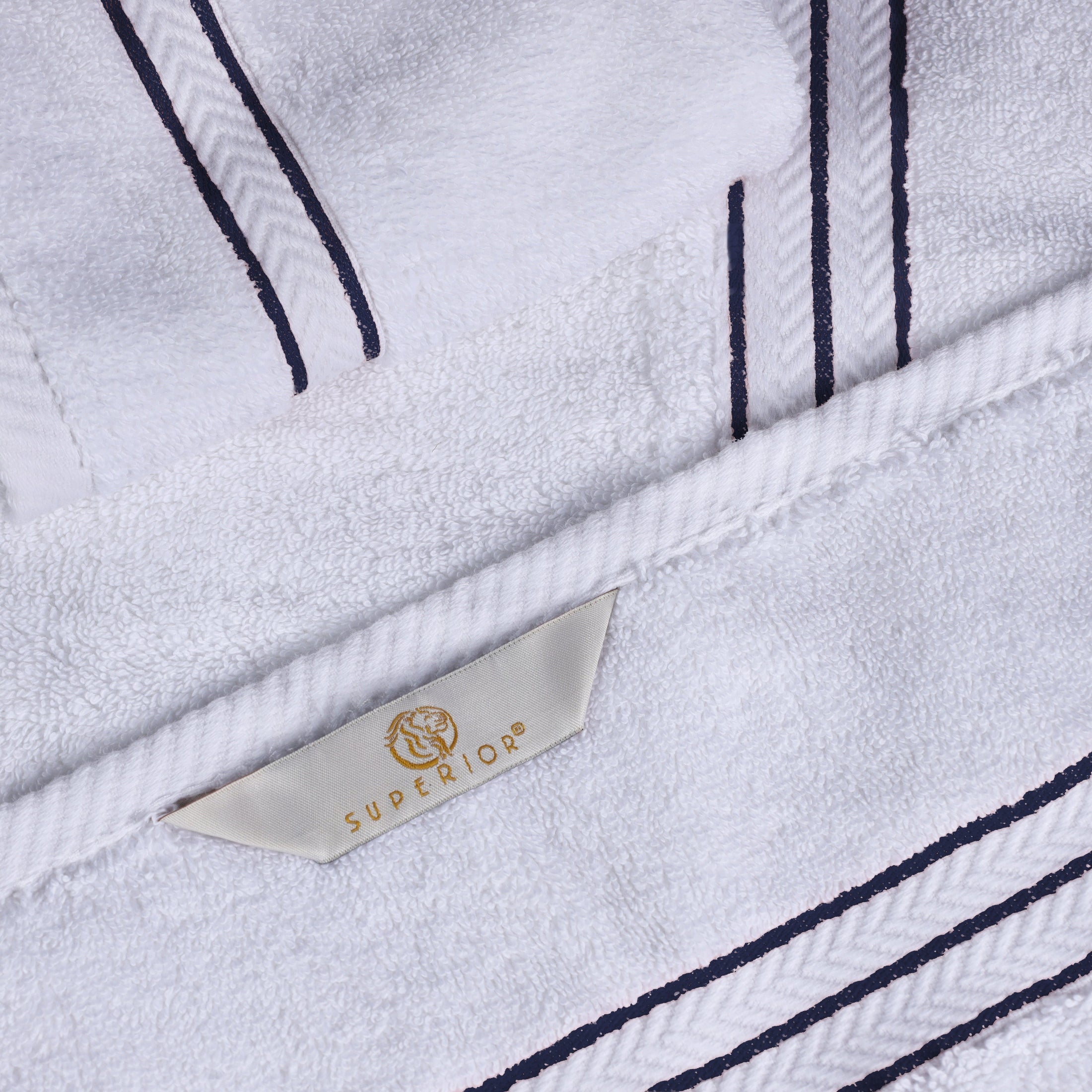 Turkish Cotton Ultra-Plush Solid 6 Piece Highly Absorbent Hand Towel Set - Omnigoodsstore