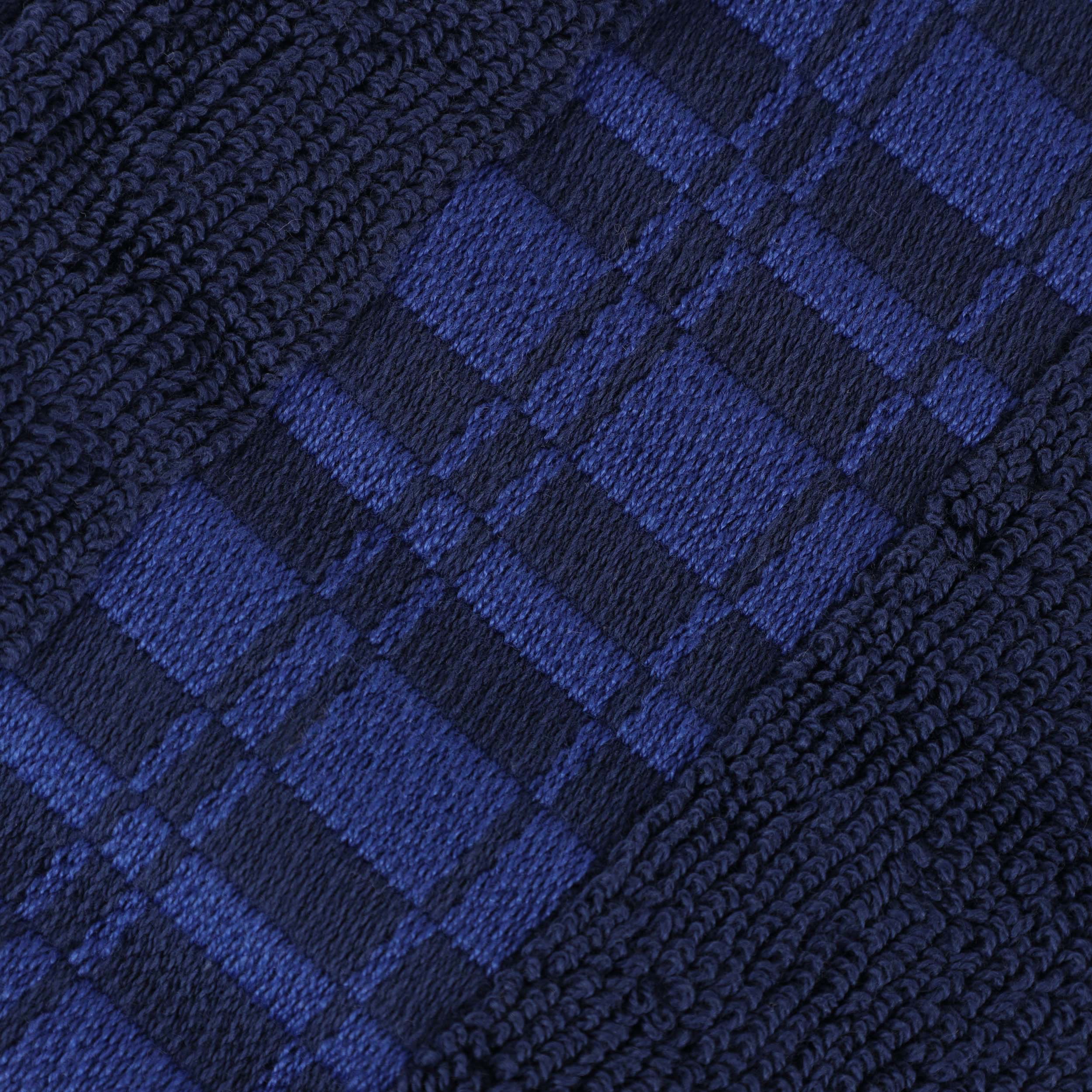 Larissa Cotton Geometric Embroidered Border Bath Towels, Set of 4 - Omnigoodsstore