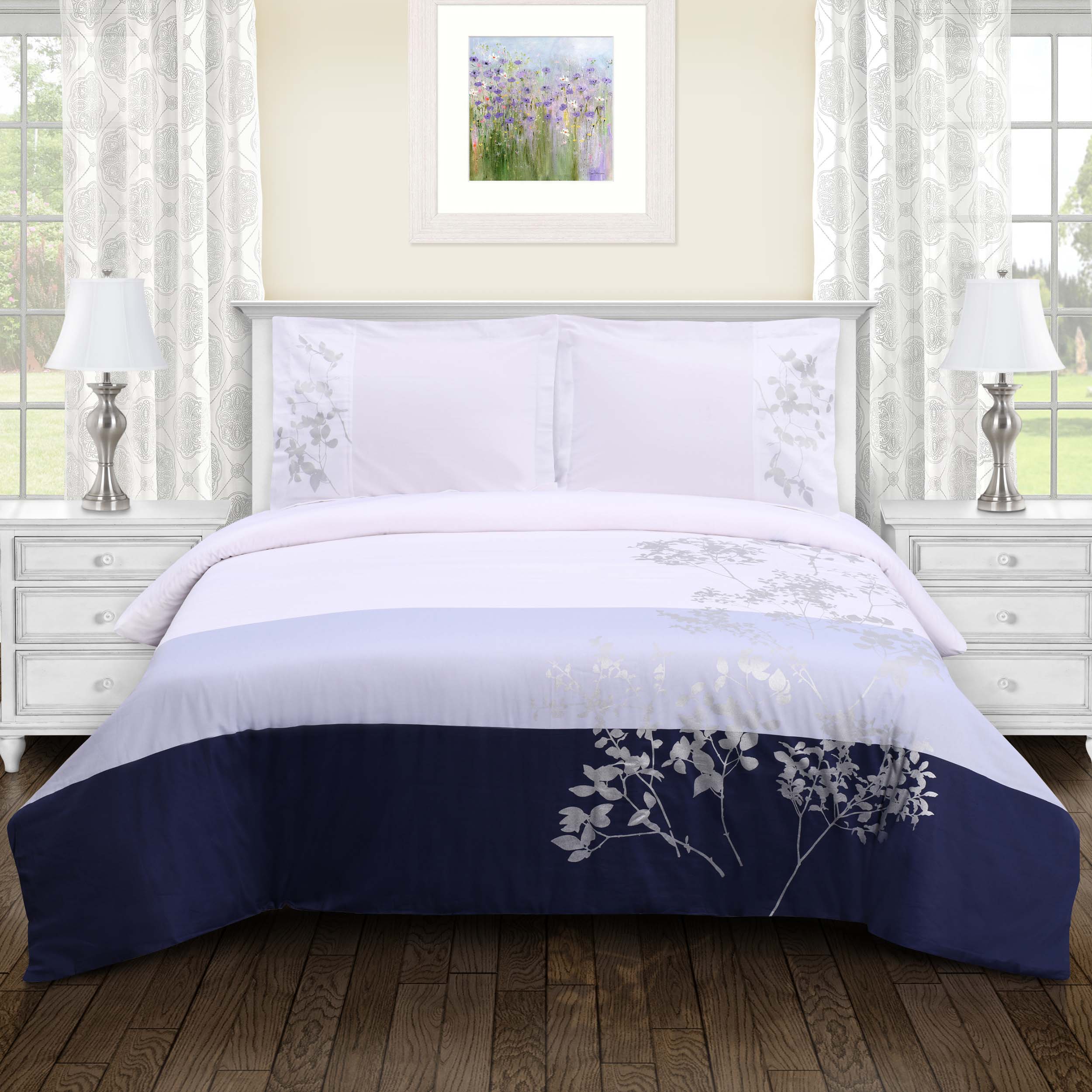 Sydney Cotton Floral Duvet Cover Set - Omnigoodsstore