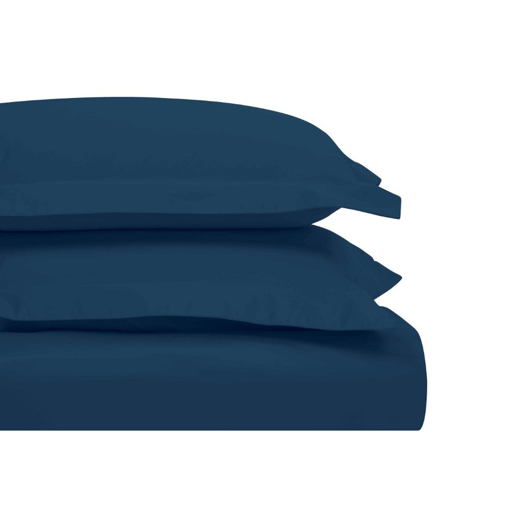 1200 Thread Count Egyptian Solid Cotton Duvet Cover Set - Omnigoodsstore