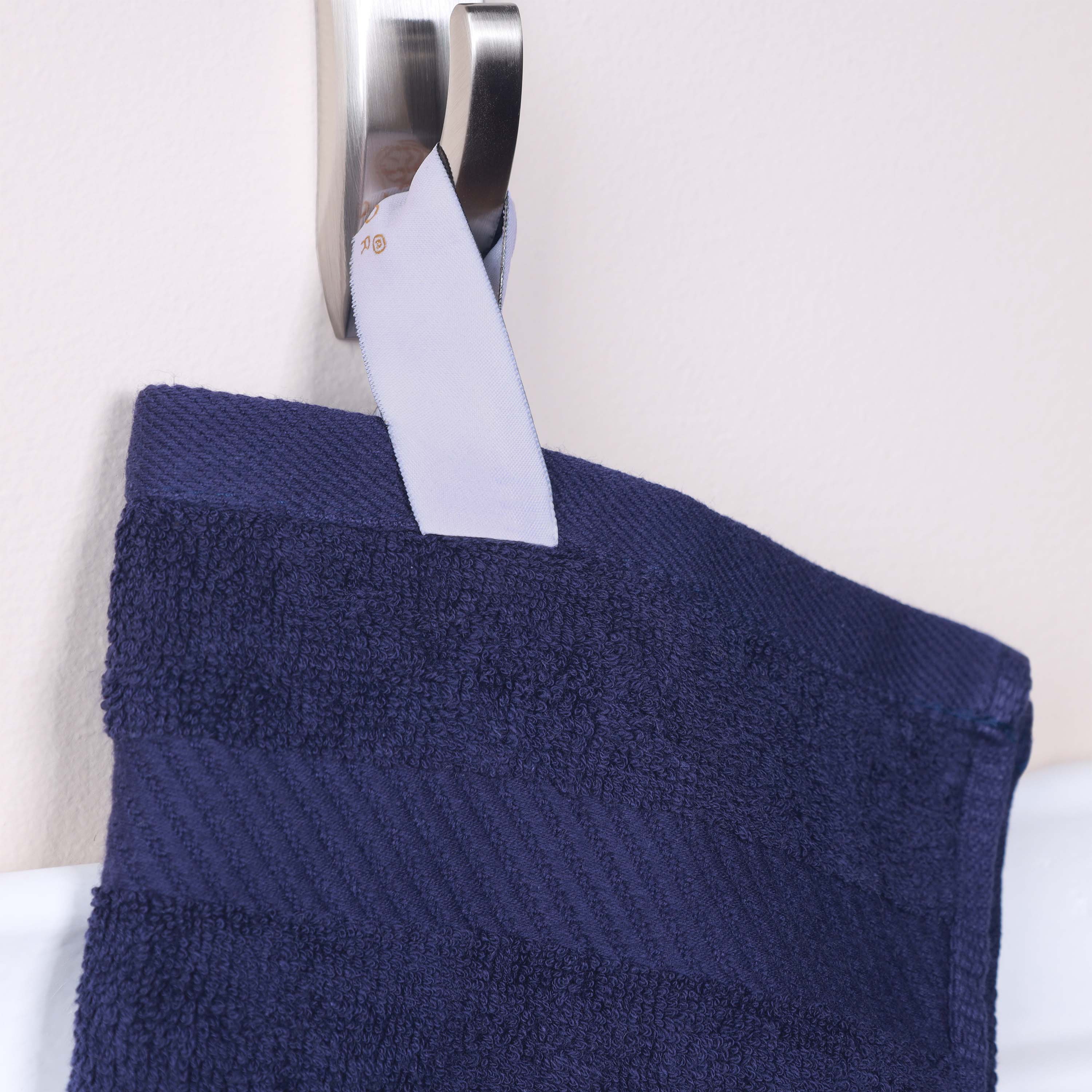 Kendell Egyptian Cotton 6 Piece Hand Towel Set with Dobby Border - Omnigoodsstore