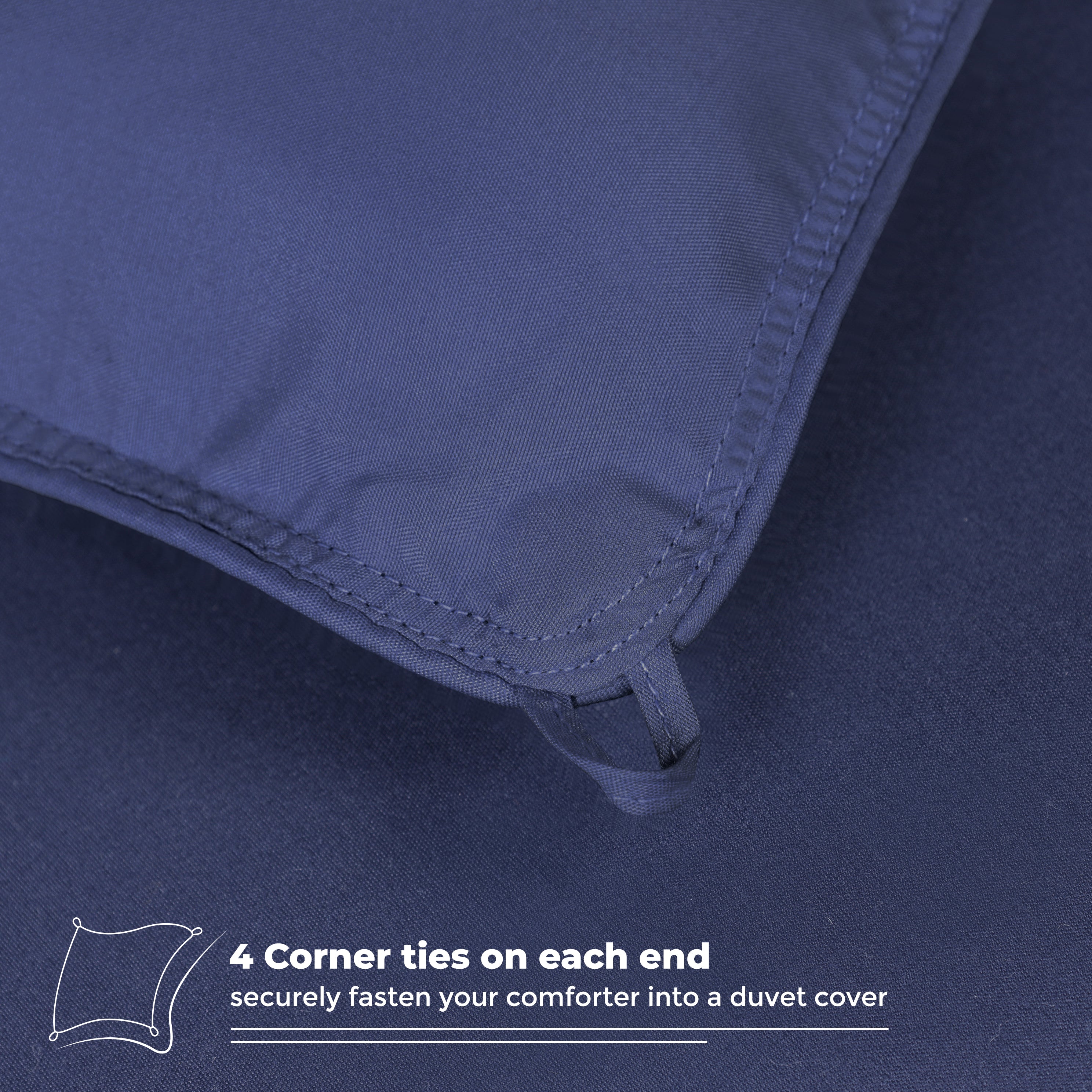 Brushed Microfiber Reversible Comforter - Omnigoodsstore
